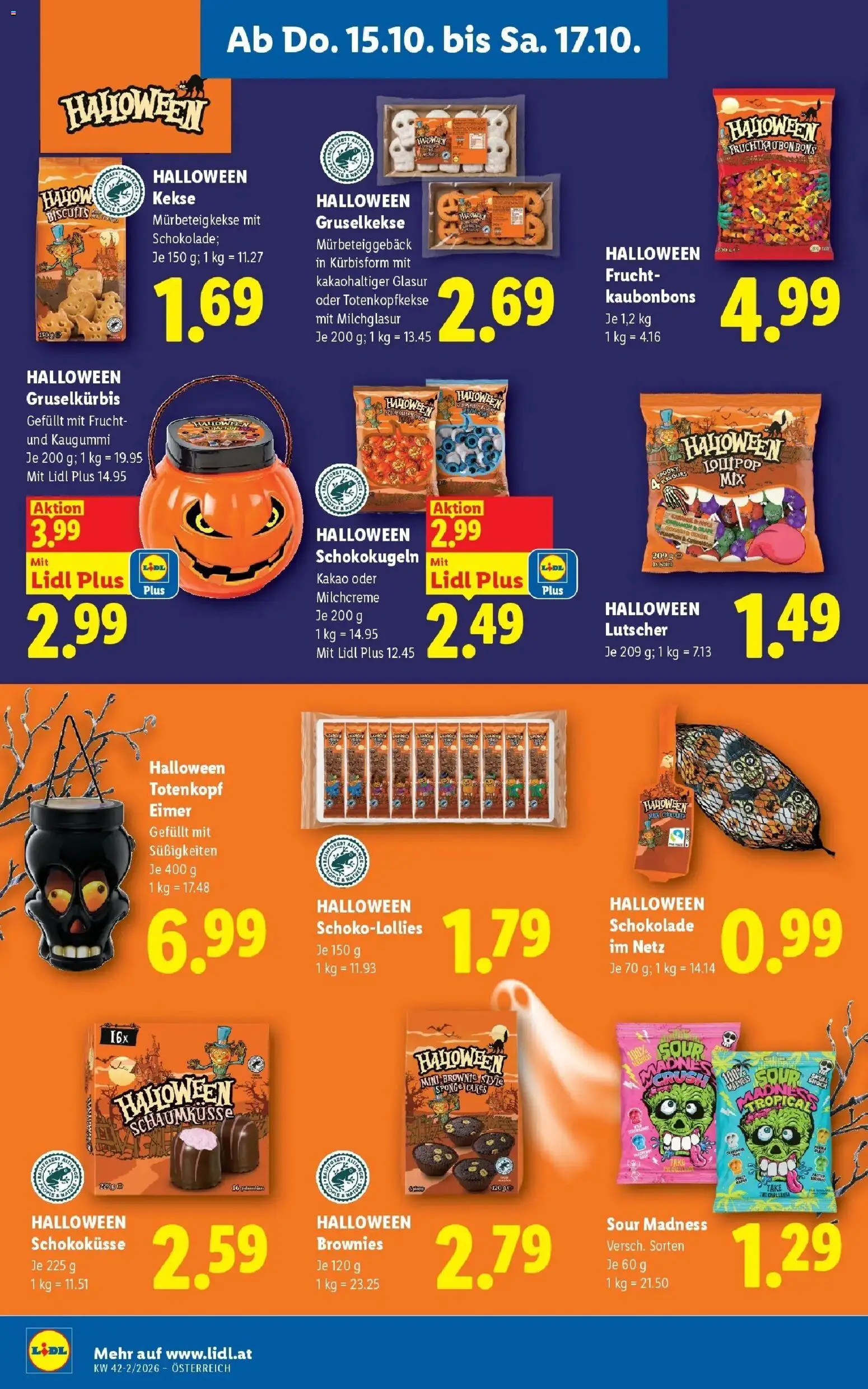 Lidl Flugblatt - Fohnsdorf ab 11.10.2026 - Angebote ab donnerstag | Seite: 16 | Produkte: Süßigkeiten, Kaugummi, Kekse, Schokolade
