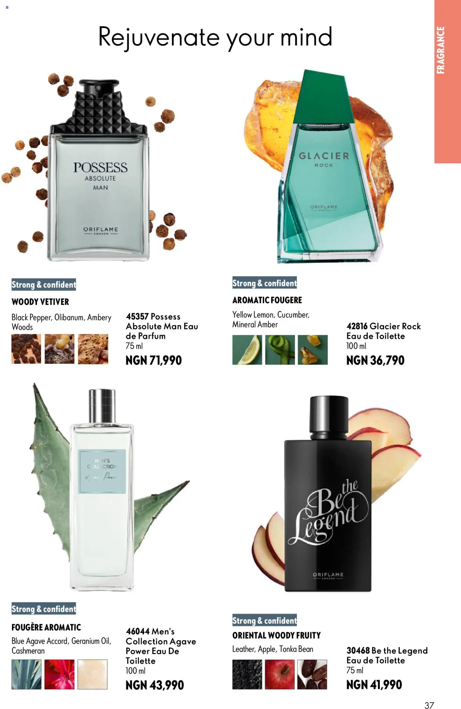 Oriflame - eCatalogue 10 valid from 01/10/2026 | Page: 37 | Products: Eau de toilette, Fragrance, Agave
