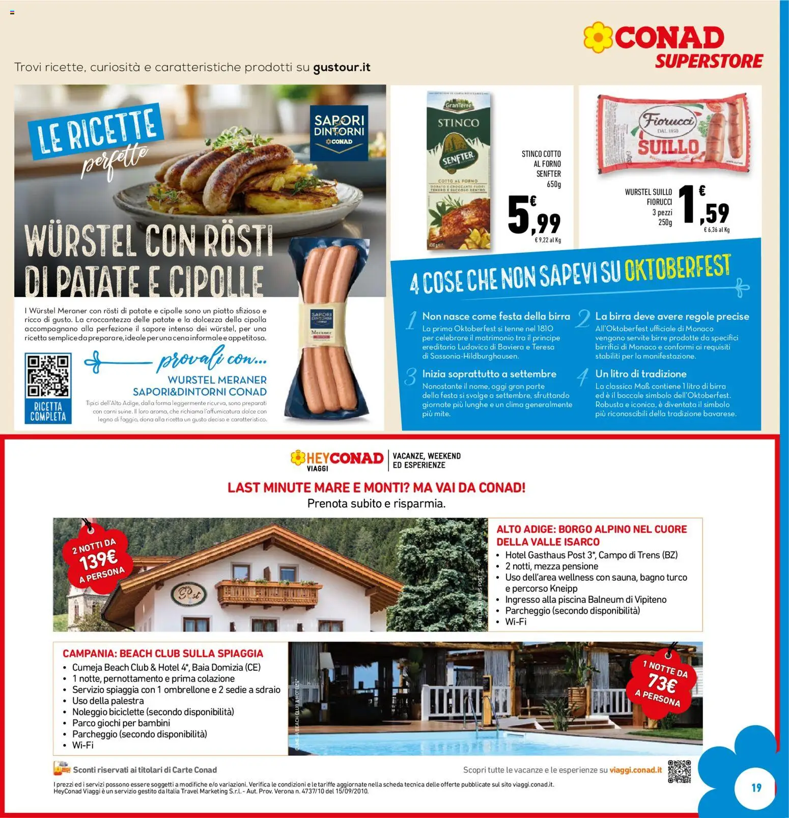 Volantino Conad del 23/09/2026 | Pagina: 19 | Prodotti: Cipolle, Sdraio, Tonno, Piatto
