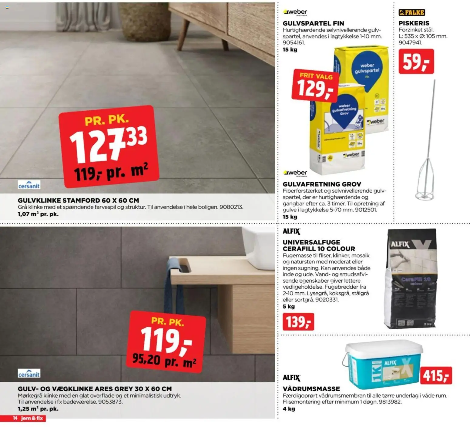 Jem & fix tilbudsavis – gyldig fra 20/09/2026 | Side: 14 | Produkter: Piskeris