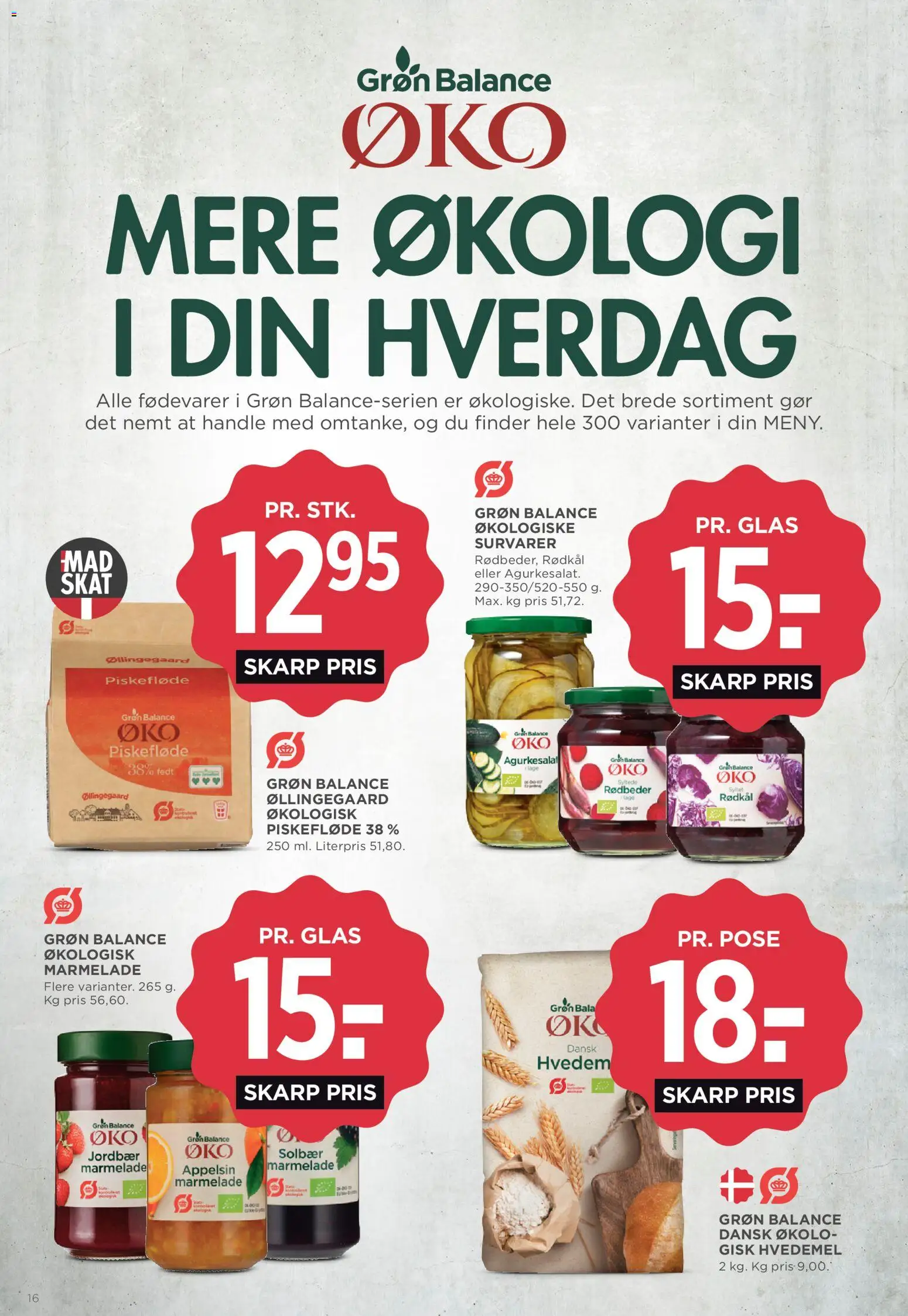Meny tilbudsavis – gyldig fra 07/08/2026 | Side: 18 | Produkter: Rødbeder, Hvedemel, Rødkål, Marmelade