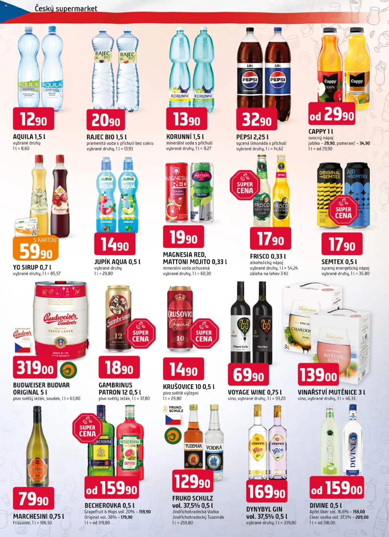 Trefa leták od 22.07.2026 | Strana: 10 | Produkty: Mattoni, Limonáda, Likér, Minerální voda