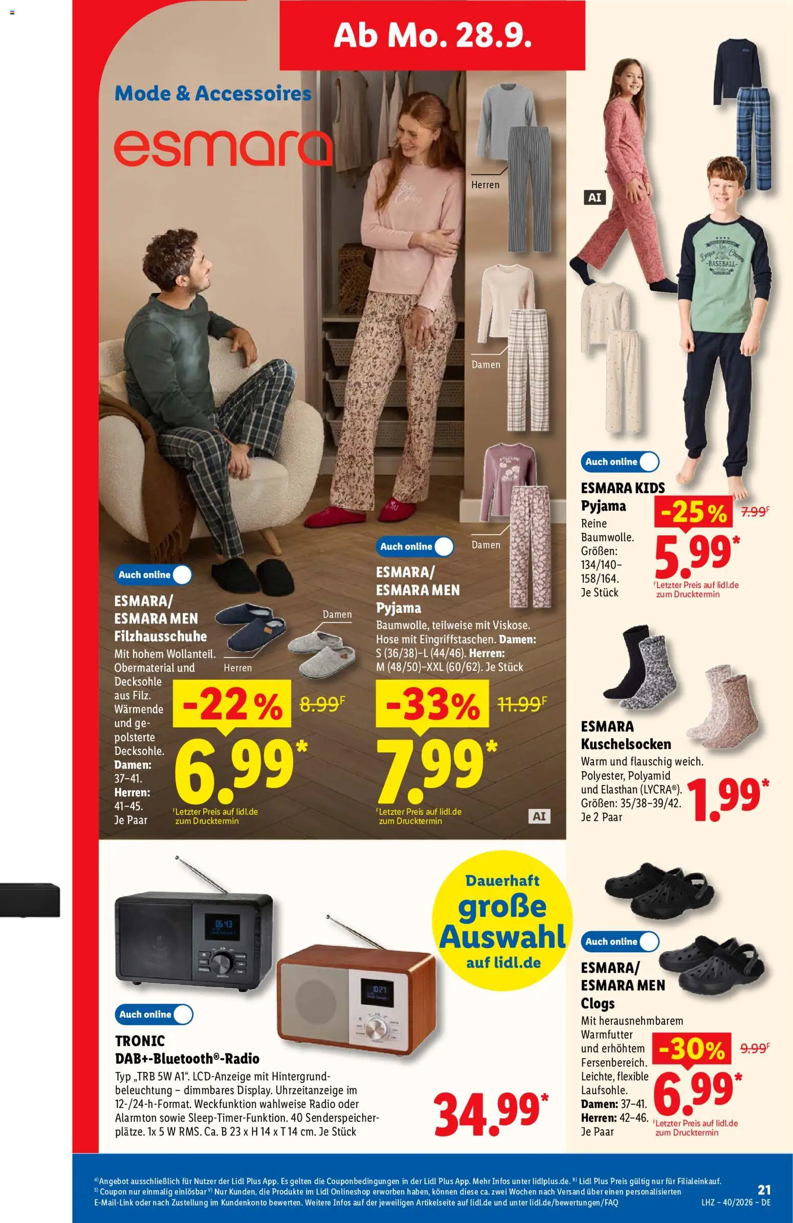 Lidl Německo leták od 28.09.2026 | Strana: 37 | Produkty: Rádio