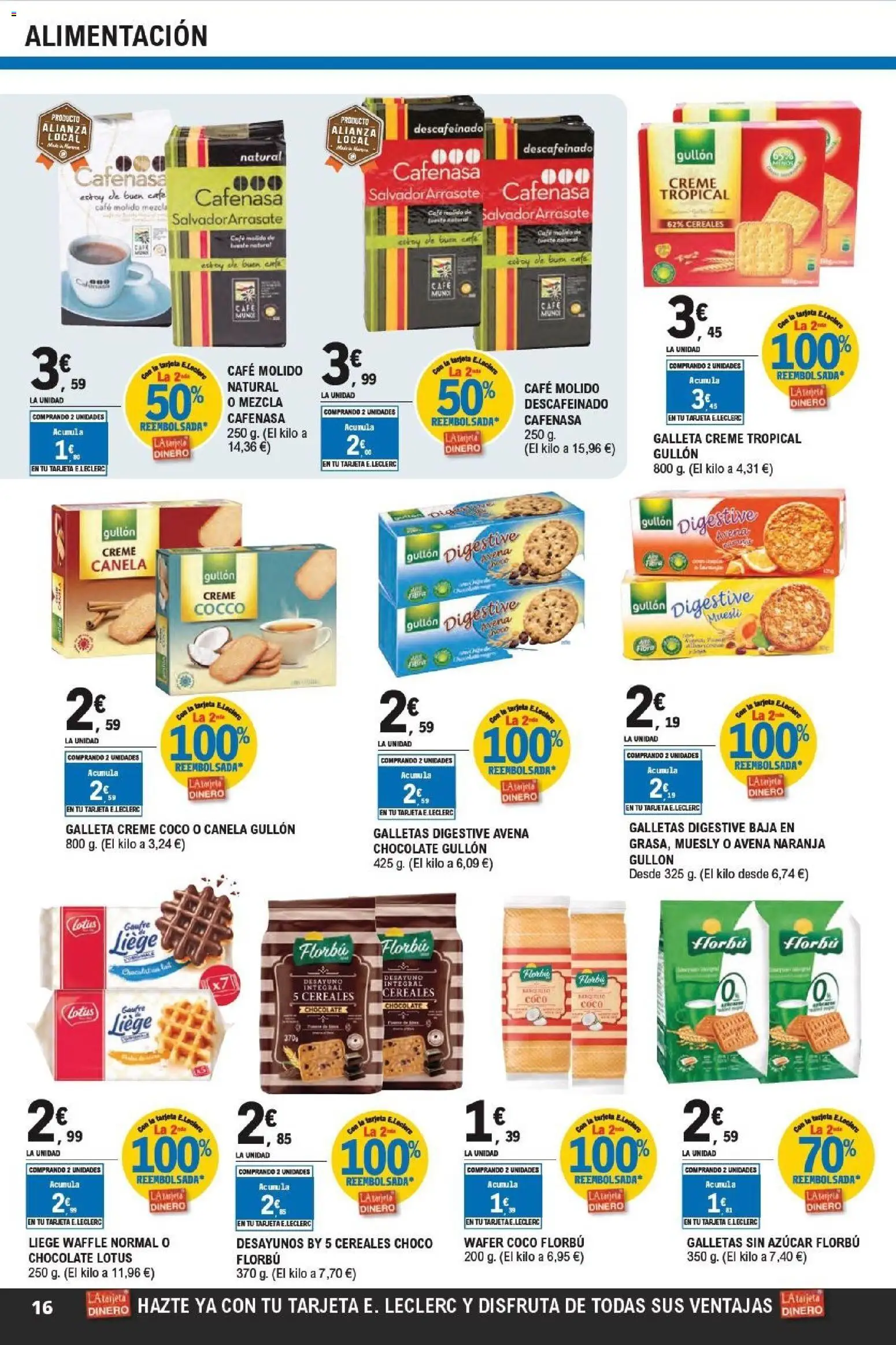E.Leclerc folleto Super ofertas │ válido desde el 01.04.2026 | Página: 16 | Productos: Chocolate, Τυρόπιτα, Cereales, Té
