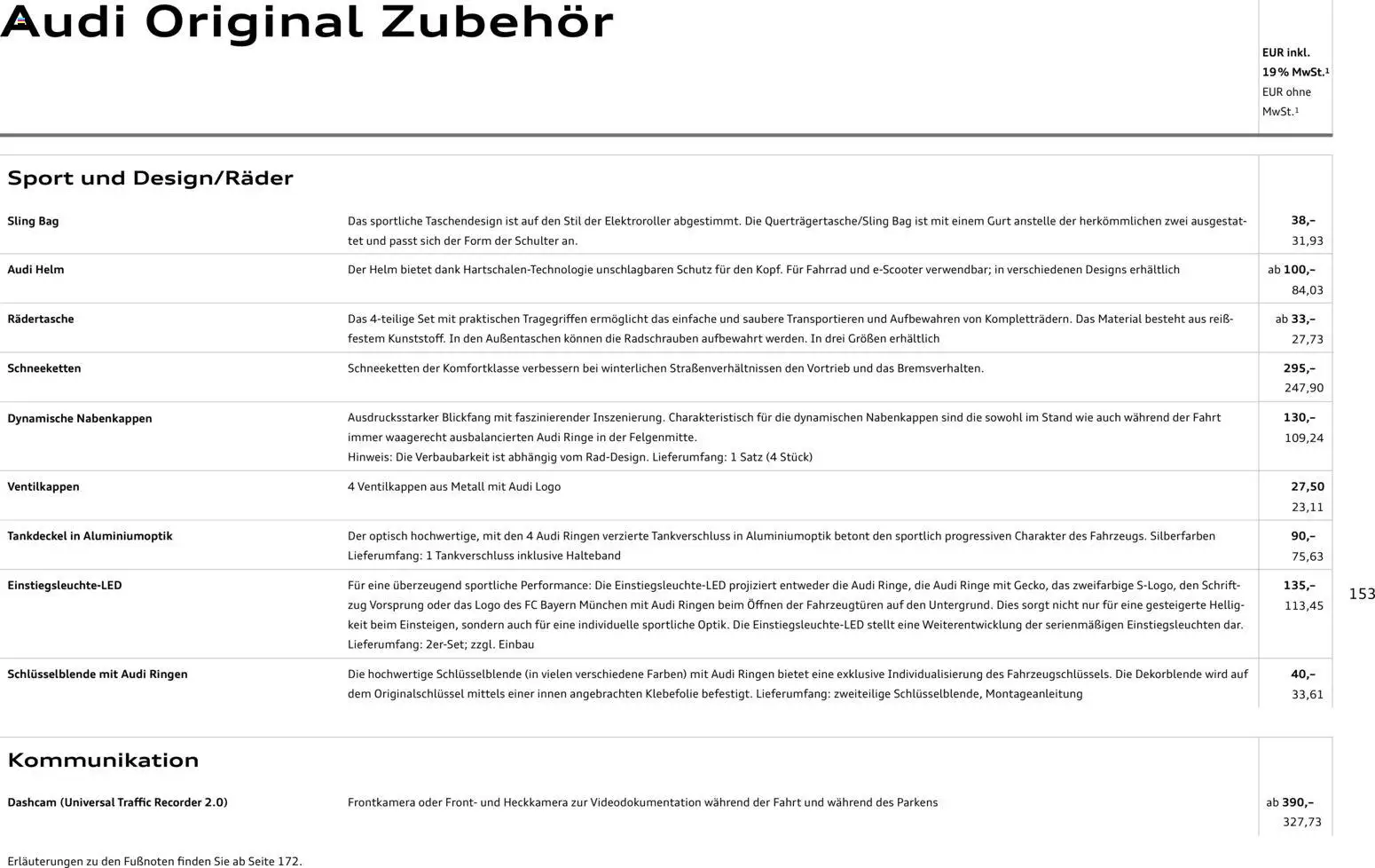 Audi Q5 – gültig ab 28.10.2025 | Seite: 153 | Produkte: Navigation, Navigationssystem