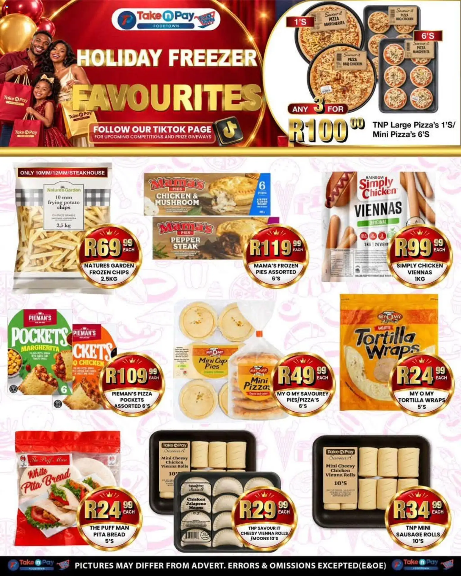 New Take n Pay catalogue – valid from 21/09/2026 | Page: 3 | Products: Pita bread, Bread, Pepper, Sausage