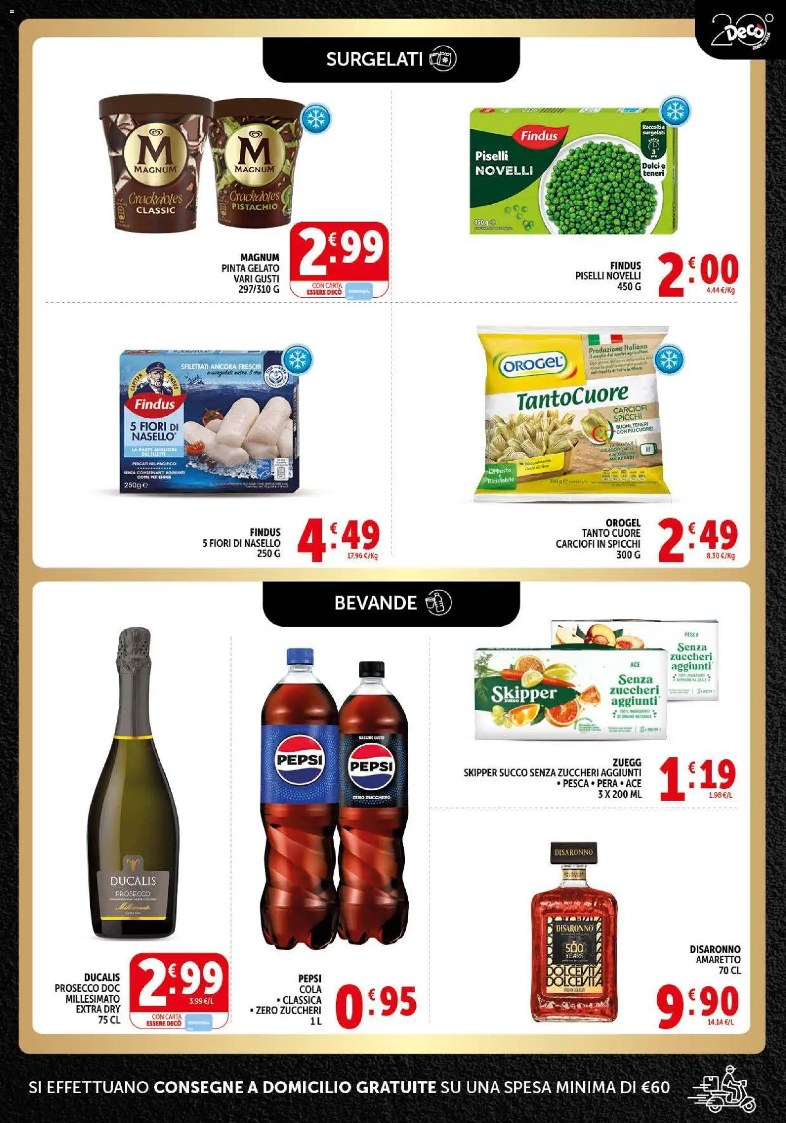 Volantino Decò del 10/07/2026 | Pagina: 5 | Prodotti: Succo, Gelato, Zucchero, Nasello