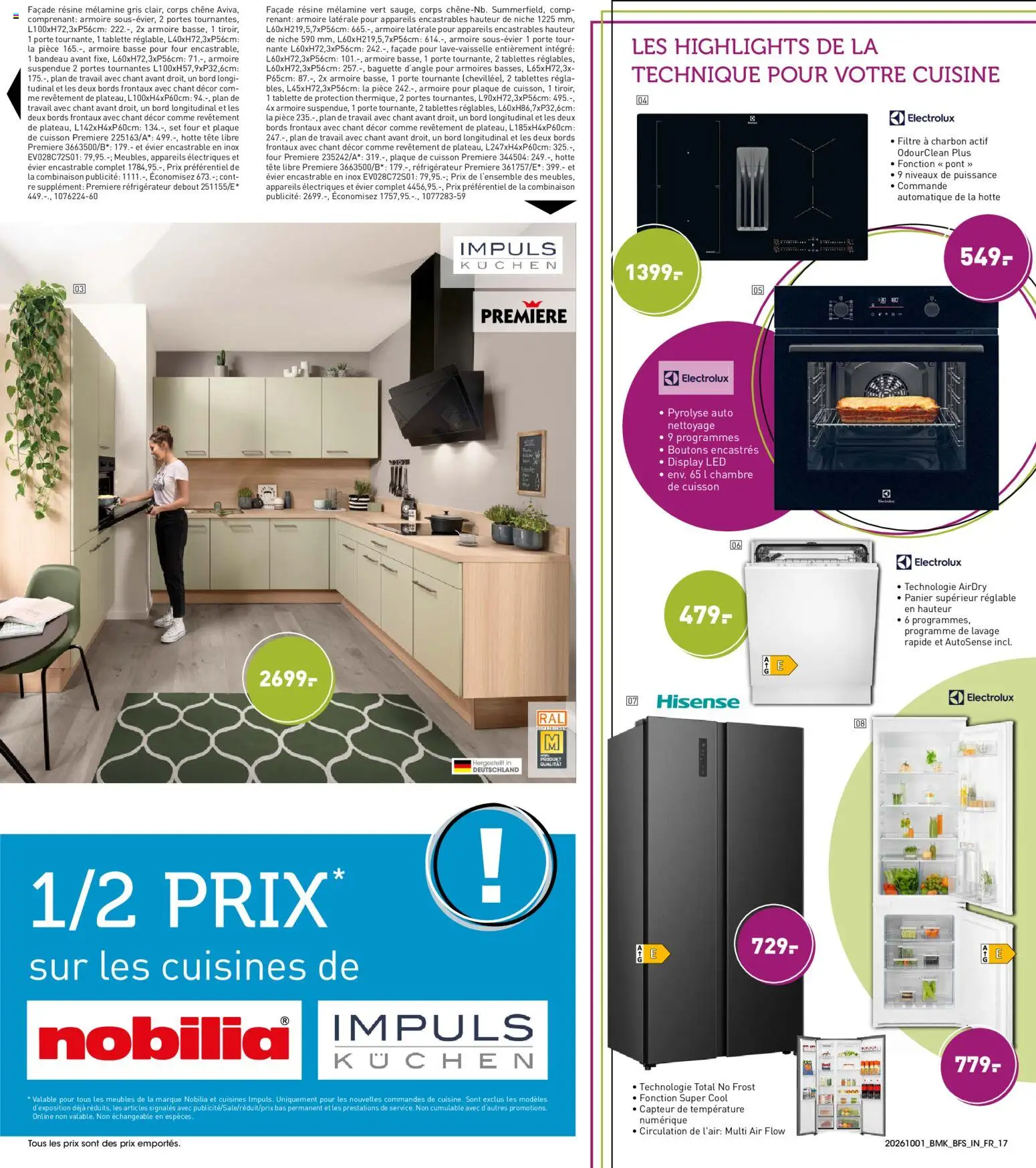 {H1} | Page: 17 | Produits: Charbon actif, Baguette, Porte, Combinaison