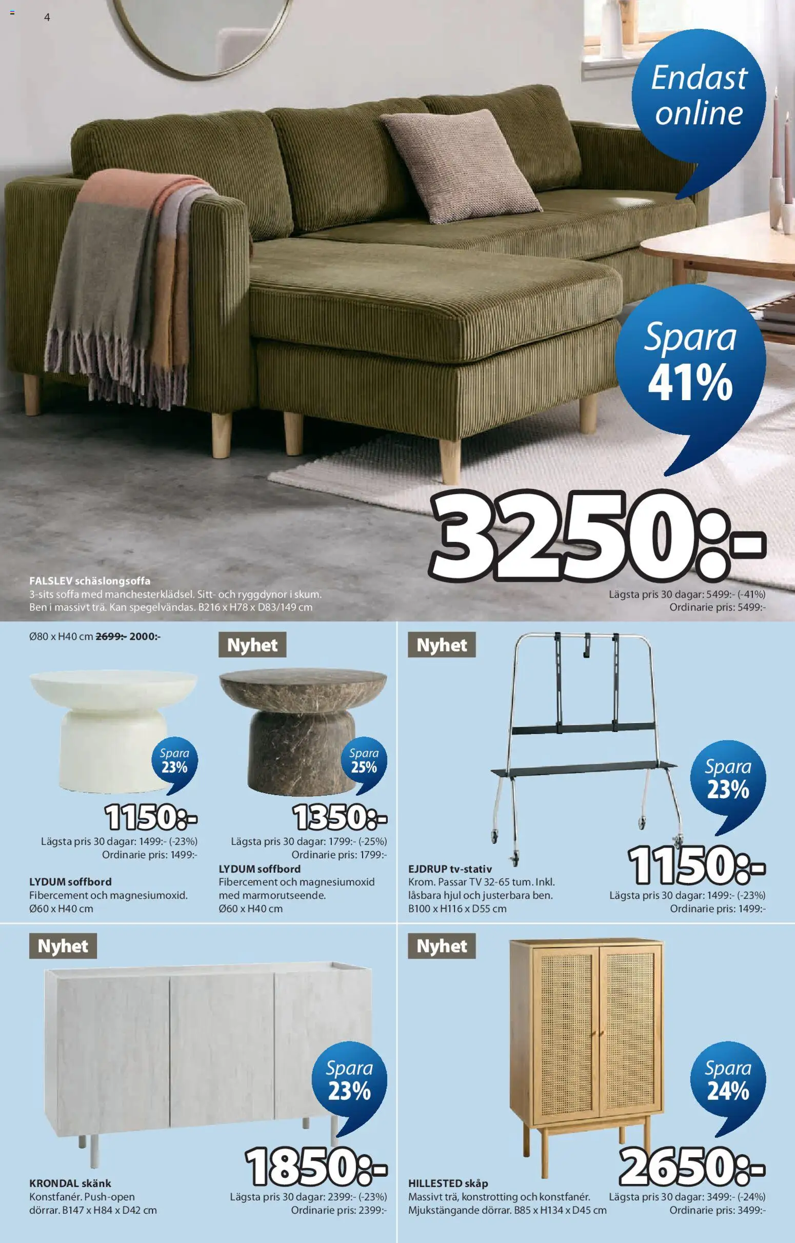 JYSK reklamblad aktuell från 07/09/2026 | Sida: 4 | Produkter: Täcke, Påslakanset, Madrass, Kudde