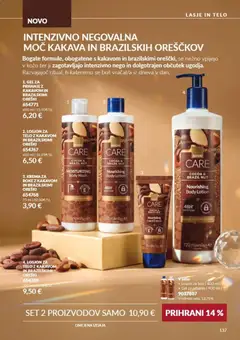 Avon katalog akcije – veljaven od 01.11.2026 | Stran: 137 | Izdelki: Gel za prhanje, Oreški, Krema
