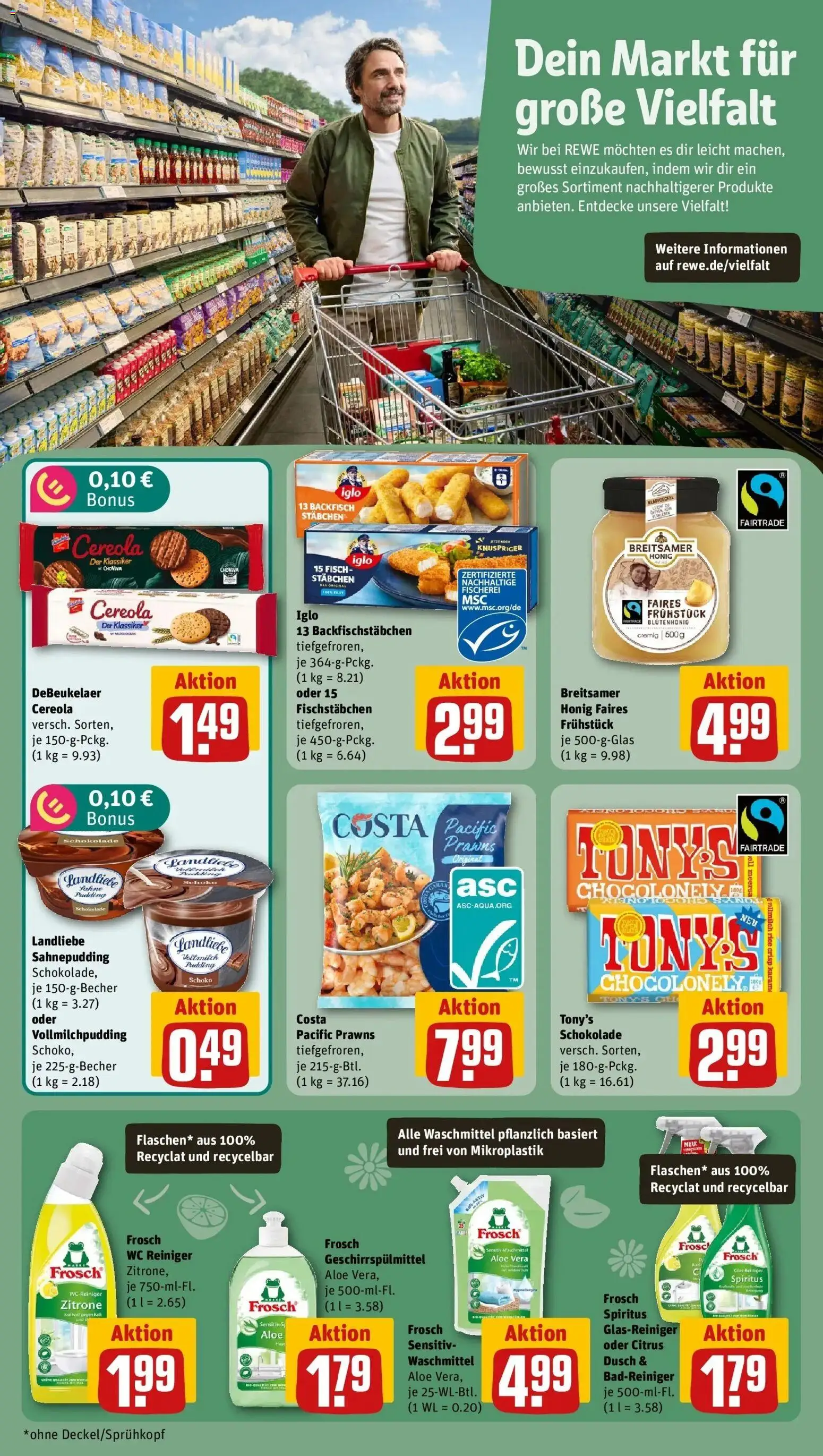 REWE Prospekt ab 21.09.2026 zum Blättern » Angebote | Seite: 23 | Produkte: Fischstabchen, Waschmittel, Zitrone, Sahne