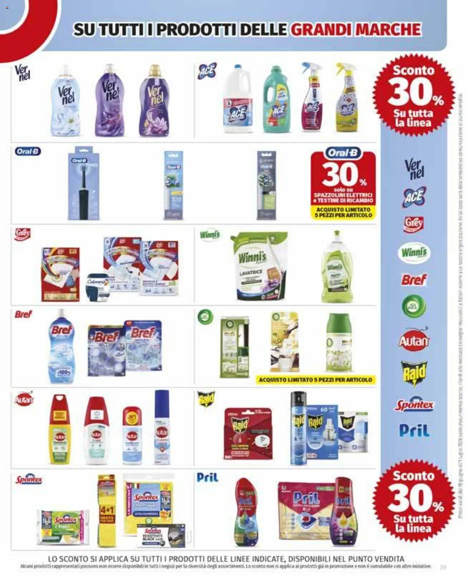 Volantino COOP del 11.06.2026 | Pagina: 39 | Prodotti: Tè, Lavatrice