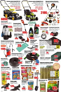 Náhled letáku Eva supermarket leták od 13.05.2026 | Strana: 2 | Produkty: Nože, Hadice, Kalové čerpadlo, Hnojivo