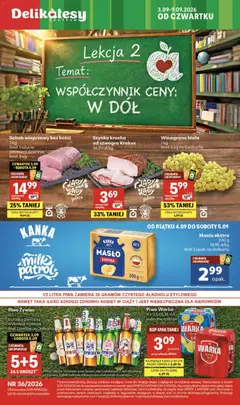 Pogląd oferty "Delikatesy Centrum gazetka" - ważna od 03.09.2026