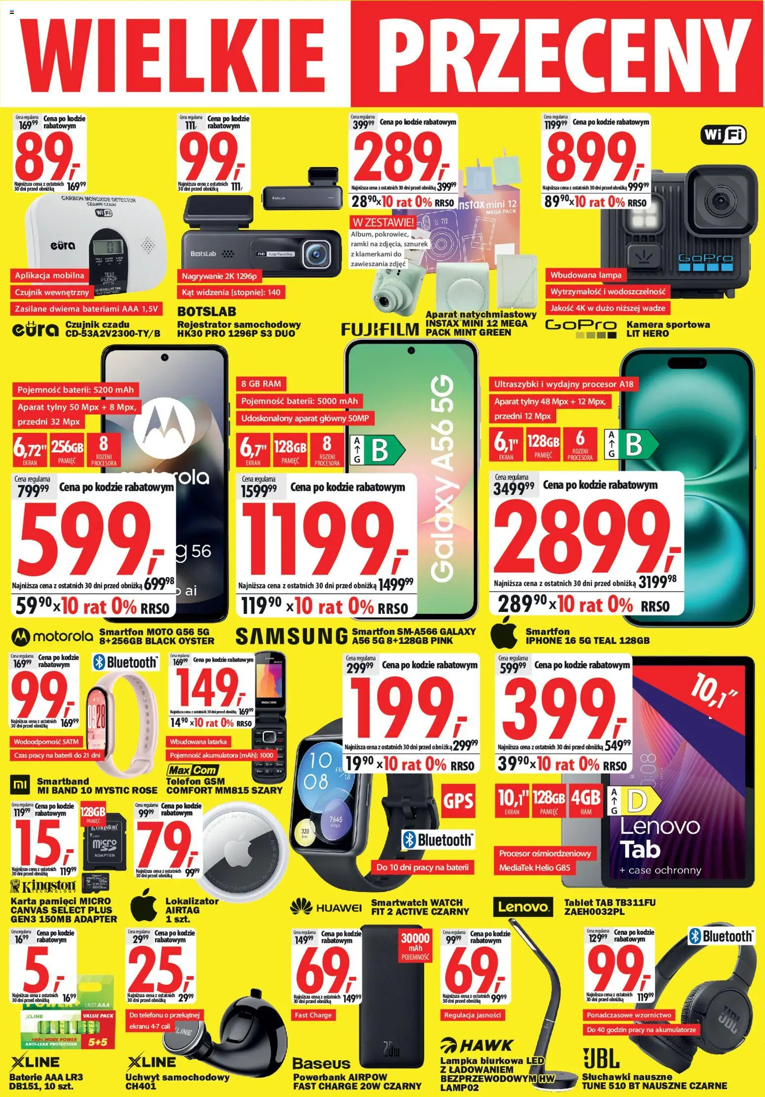 Mediaexpert promocje - Wielkie przeceny od 21.05.2026 | Strona: 4 | Produkty: Telefon, Słuchawki, Powerbank, Lampka biurkowa