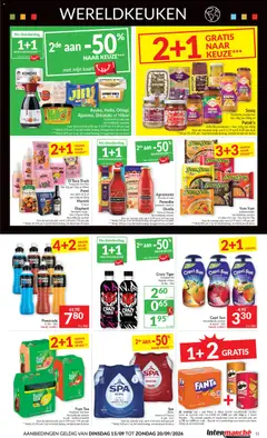 El Taco Truck, Producten Tex-Mex Van 24g tot 250g of Ponti Van 20ml tot 1l of Maretti 150g of Elephant Gezouten snack - Van 125g tot 180g - Voorbeeld van een folder van Intermarché, geldig van 15/09/2026 | Pagina: 11