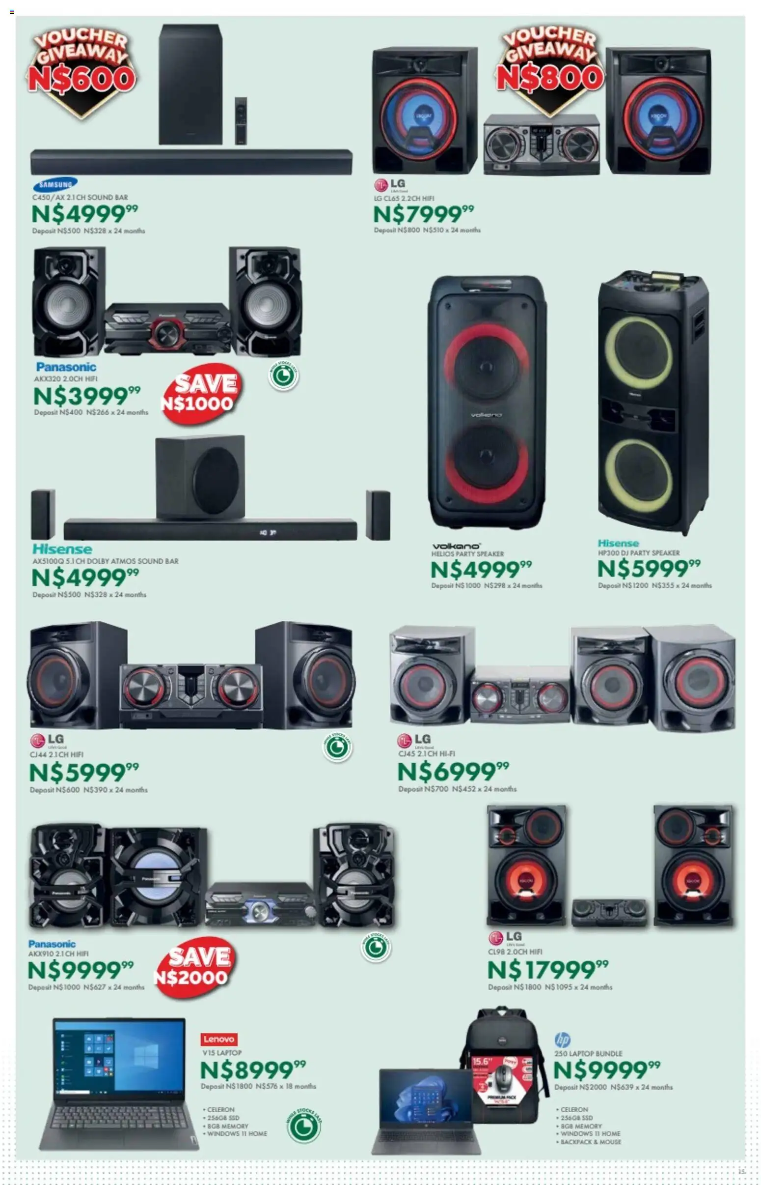 New Beares catalogue – valid from 11.05.2026 | Page: 15 | Products: Mouse, Backpack, Speaker, Laptop