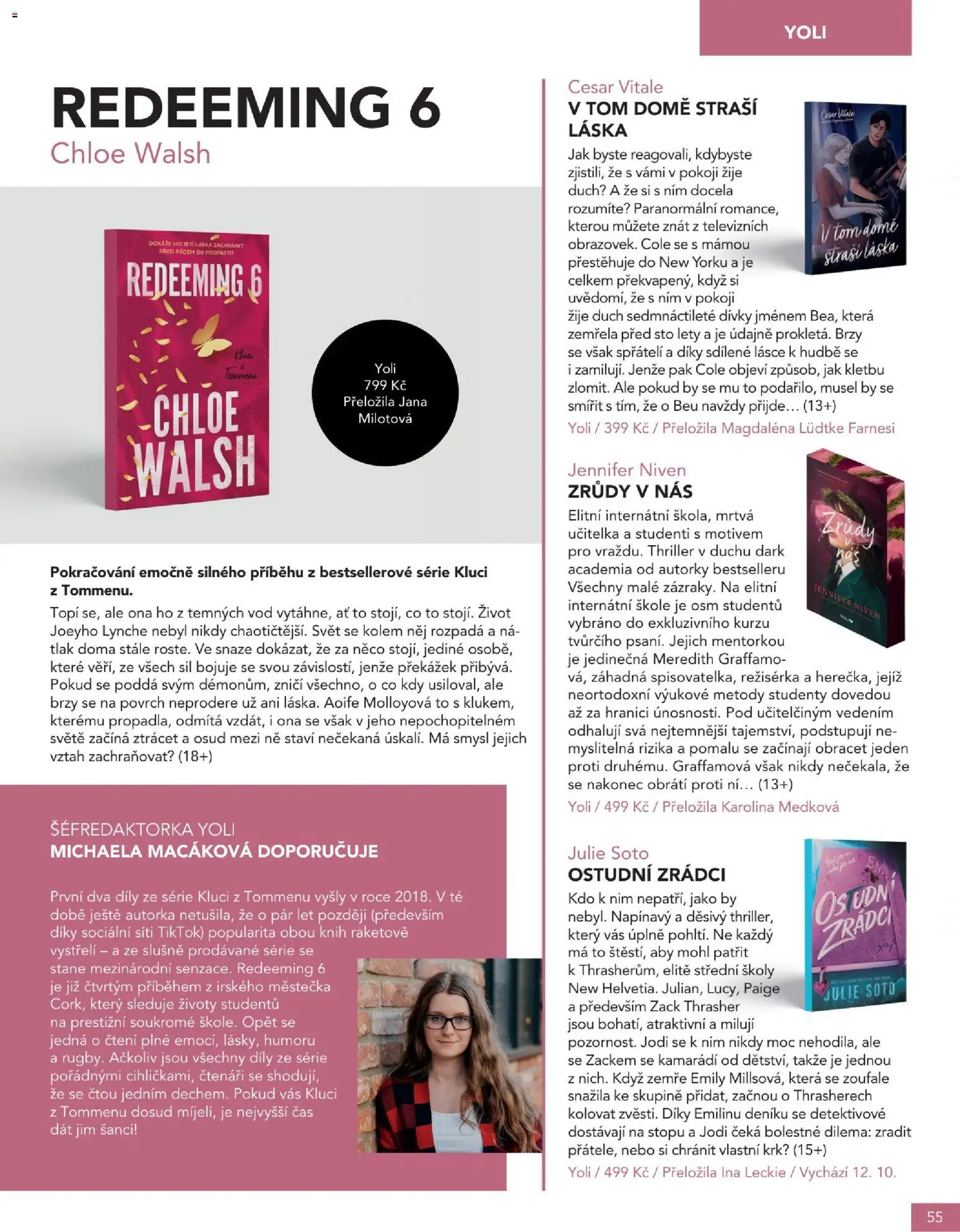 Knižní klub magazín od 01.10.2026 | Strana: 55 | Produkty: Chloe
