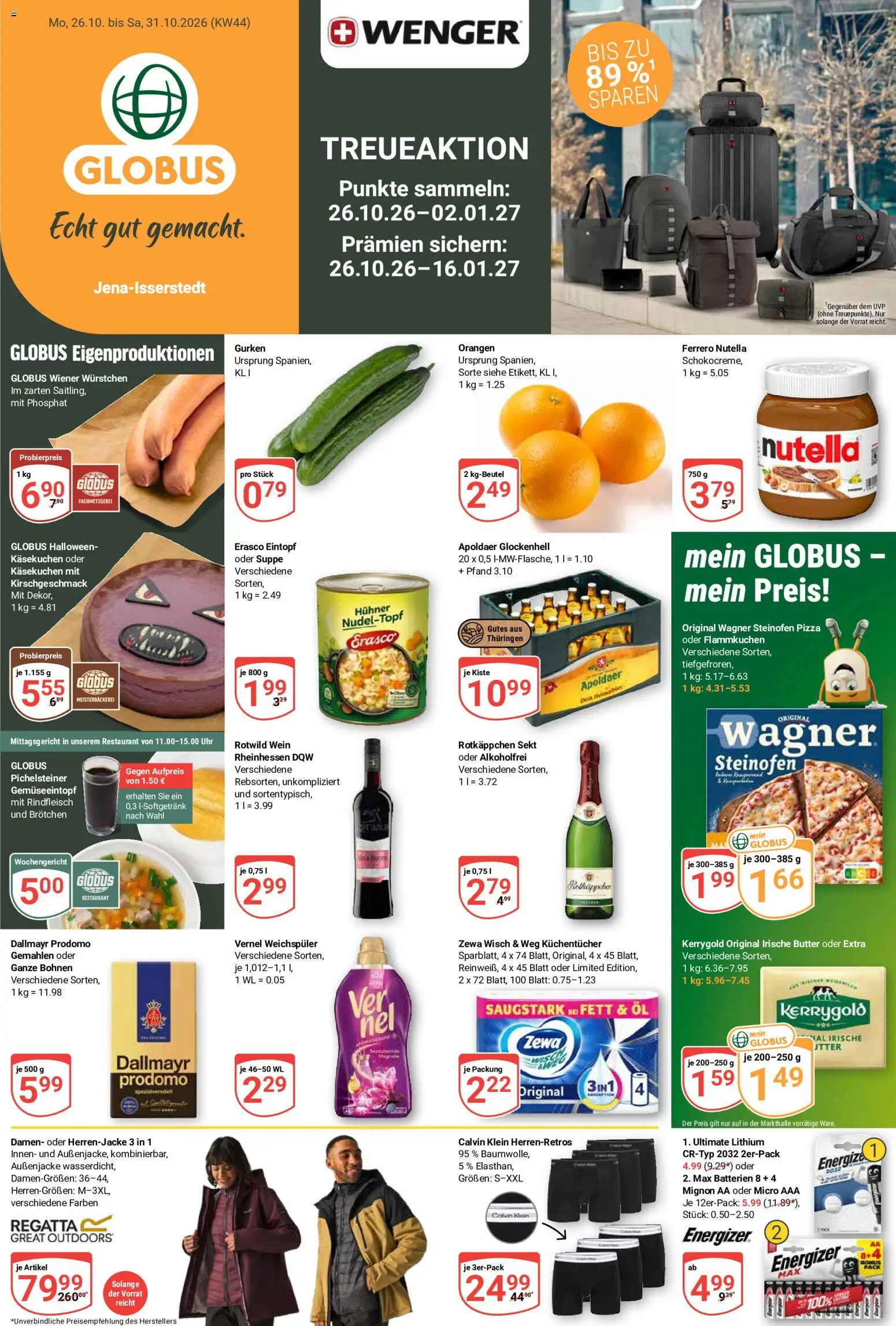 Globus Prospekt – gültig ab 26.10.2026 | Seite: 1
