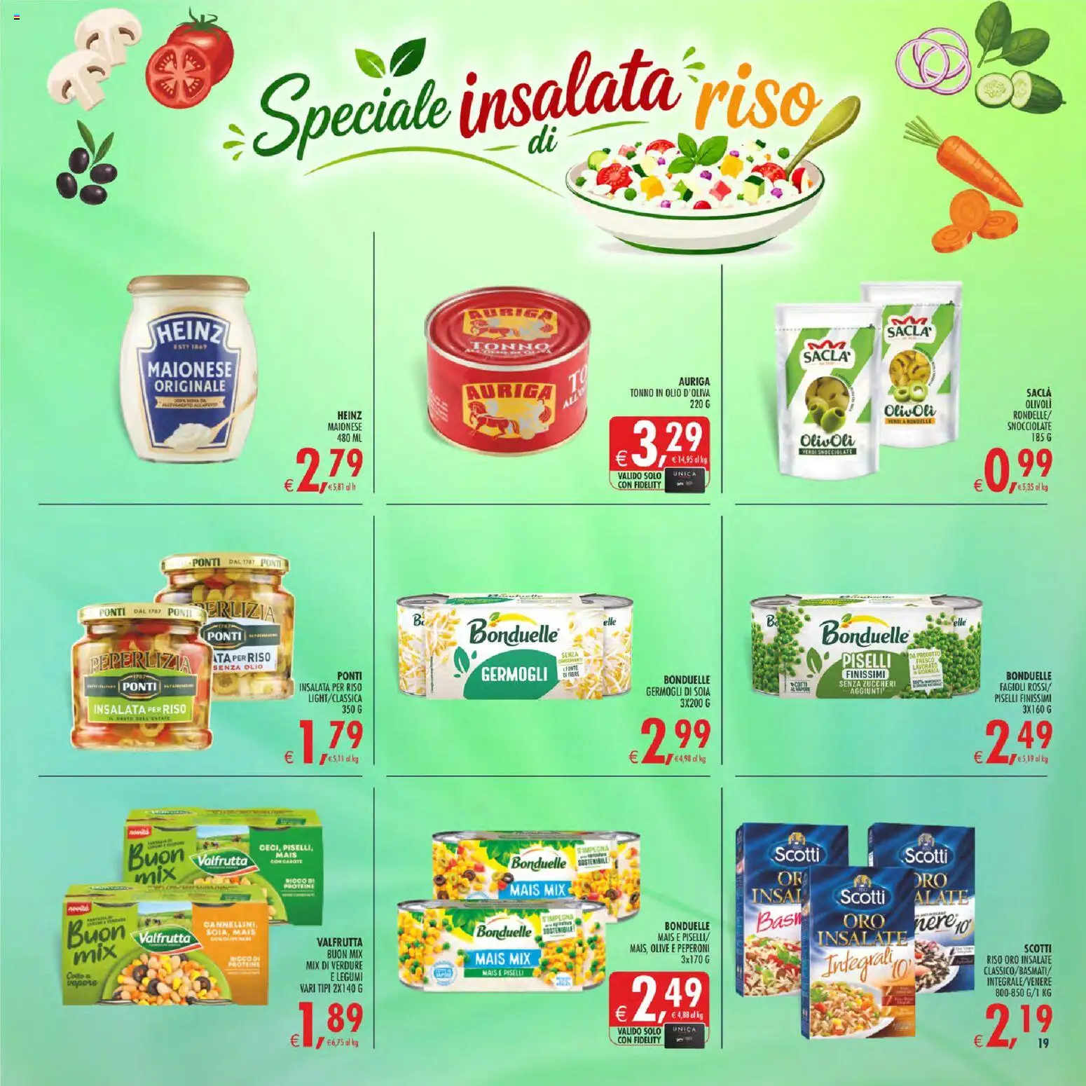 Volantino Decò del 30/06/2026 | Pagina: 28 | Prodotti: Insalata, Maionese, Olive, Piselli