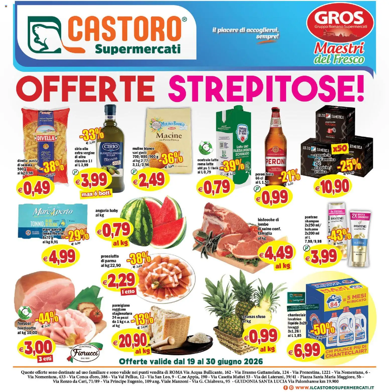 Volantino Il Castoro del 19.06.2026 | Pagina: 1