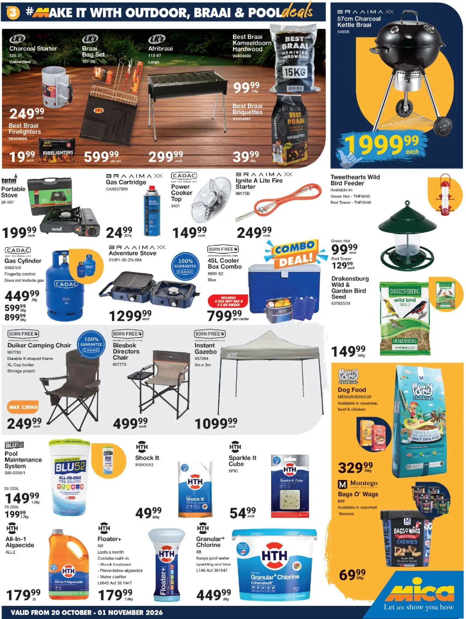 New MICA catalogue – valid from 20/10/2026 | Page: 3 | Products: Cooker, Box, Chicken, Dog food