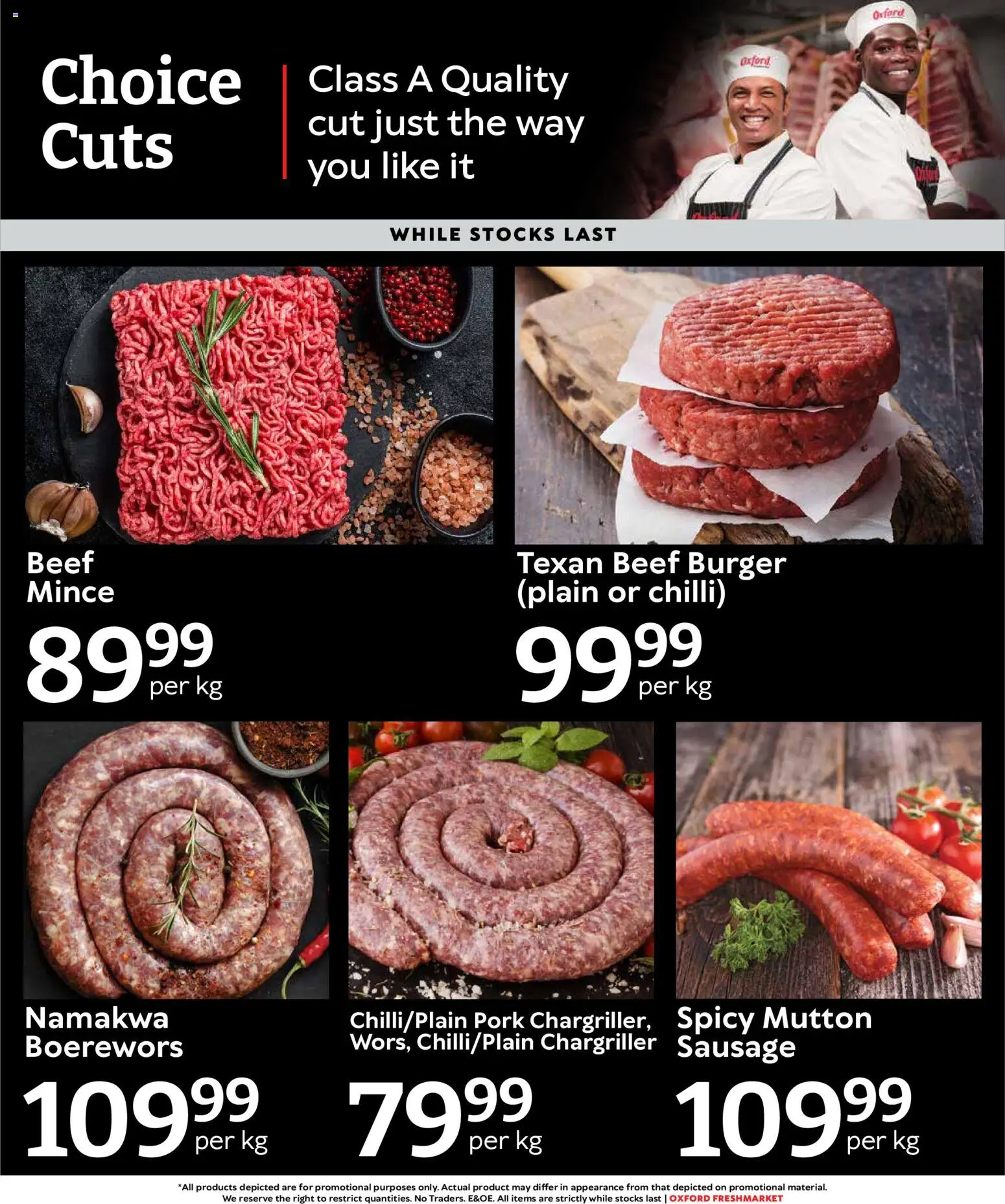 New Oxford Freshmarket catalogue – valid from 10.06.2026 | Page: 4 | Products: Boerewors, Pork, Beef, Sausage