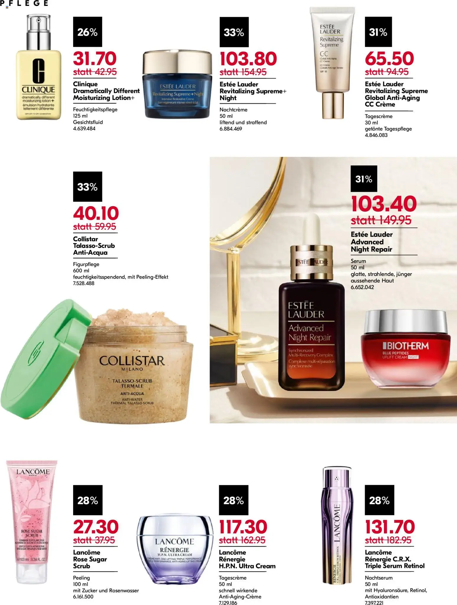 Import Parfumerie aktionen – gültig ab 17.09.2026 | Seite: 10 | Produkte: Serum, Tagescreme, Nachtcreme, Zucker