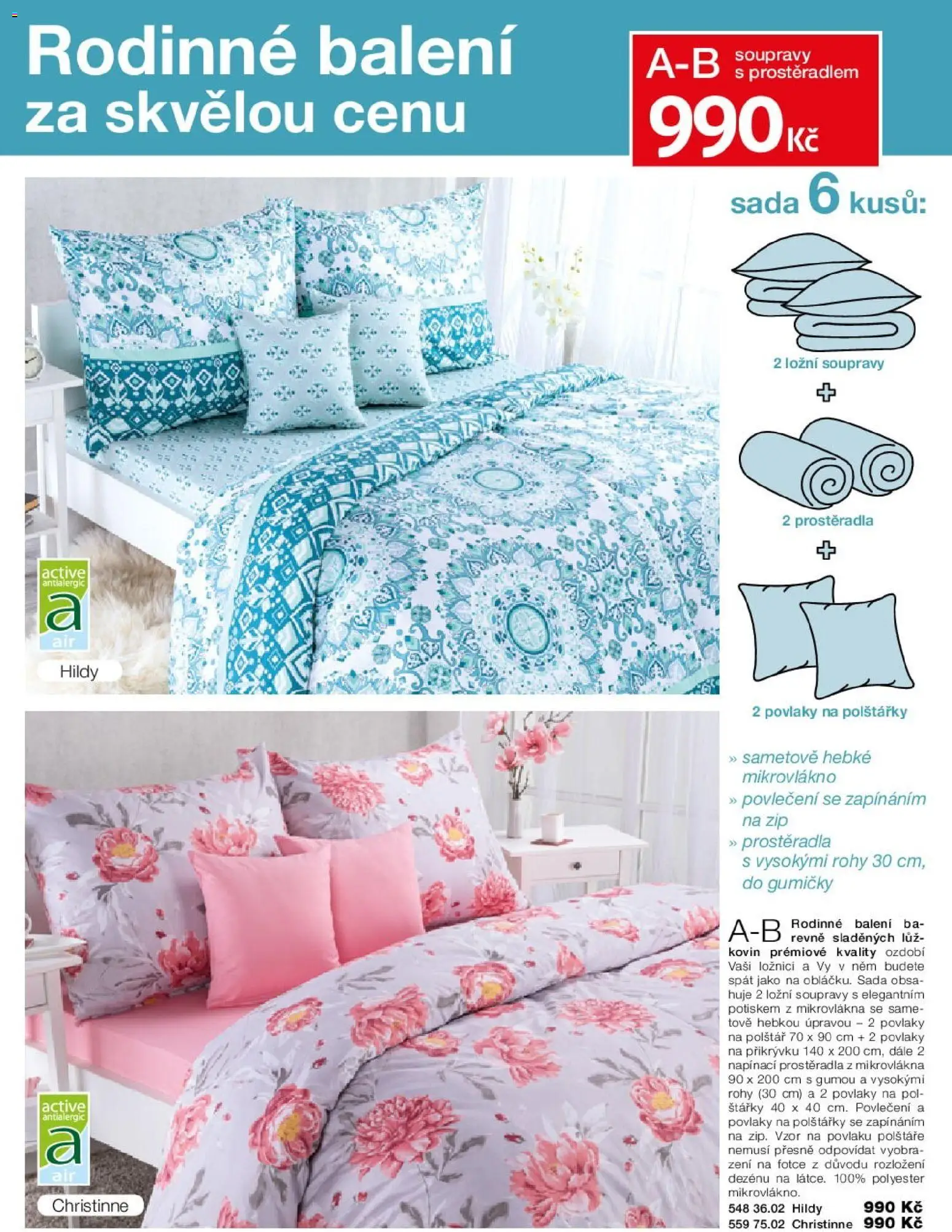 Decodoma katalog Jaro 2026 od 30.03.2026 | Strana: 31 | Produkty: Polštáře, Prostěradla, Povlečení, Polštář