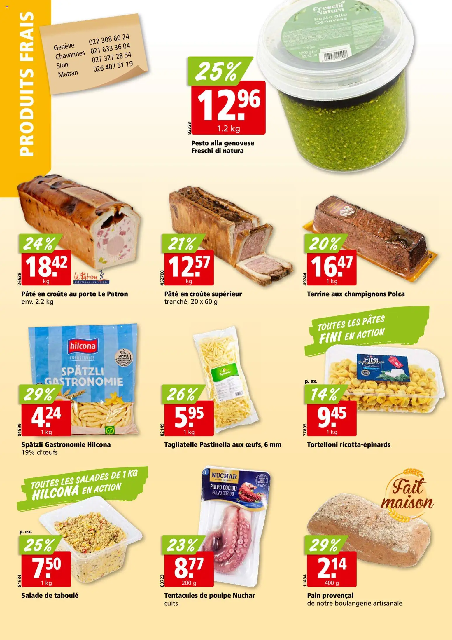 Aligro aktionen Chavannes, Matran, Genève, Sion – gültig ab 13.07.2026 | Seite: 12 | Produkte: Champignons