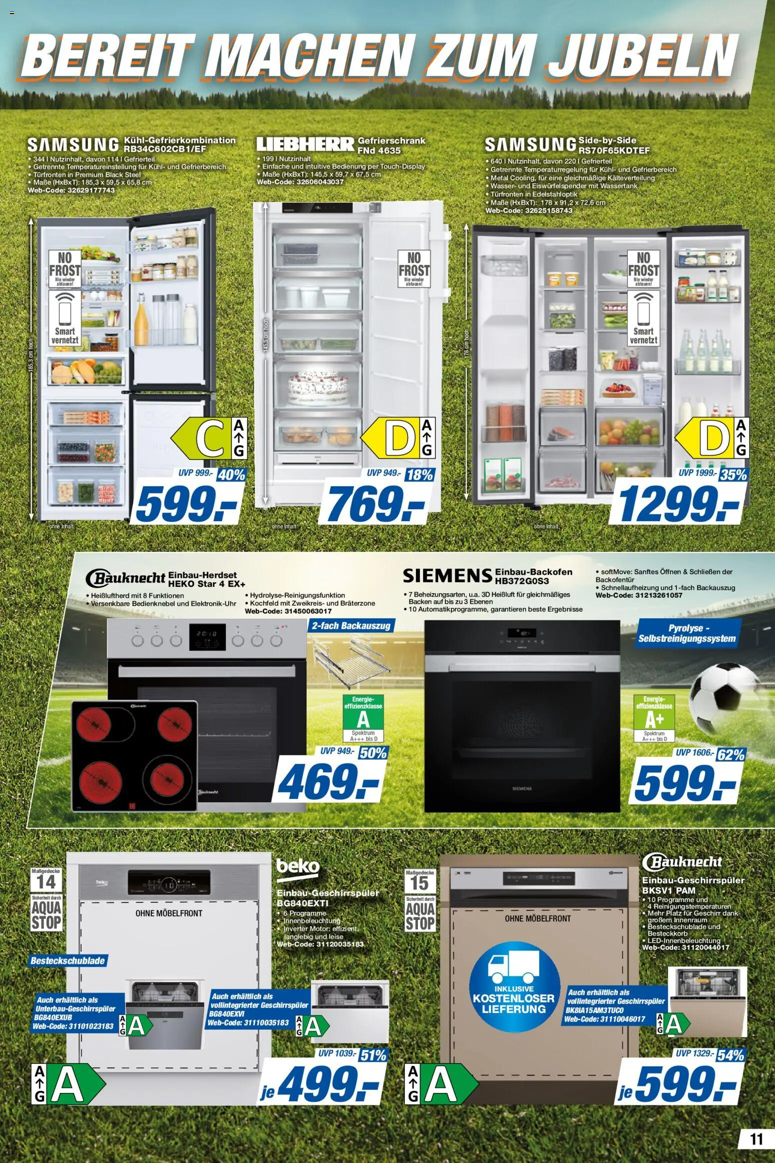 Expert Prospekt – gültig ab 05.06.2026 | Seite: 11 | Produkte: Gefrierschrank, Geschirrspüler, Samsung, Wasser