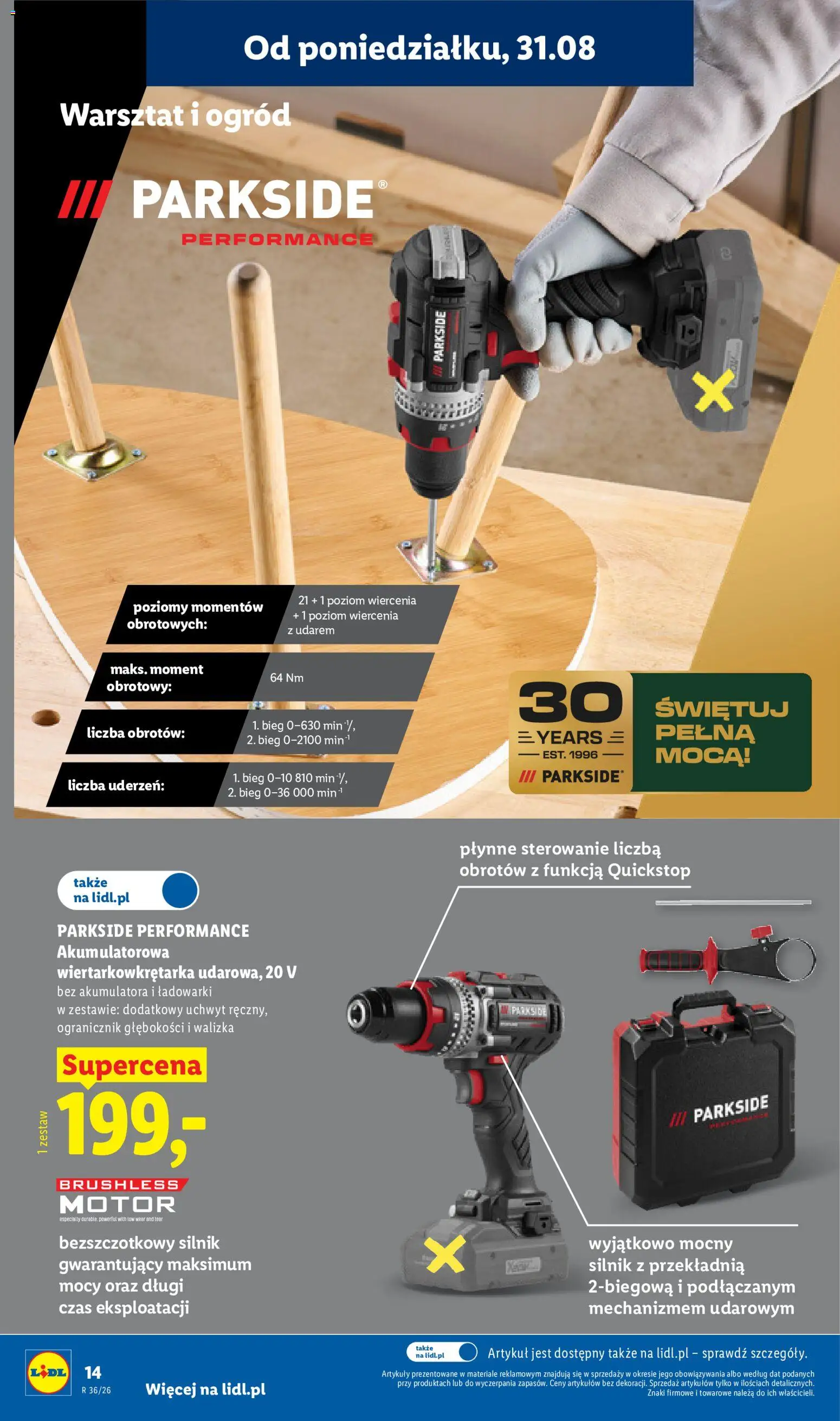 Lidl Polsko katalog od 31.08.2026 | Strana: 18 | Produkty: Parkside