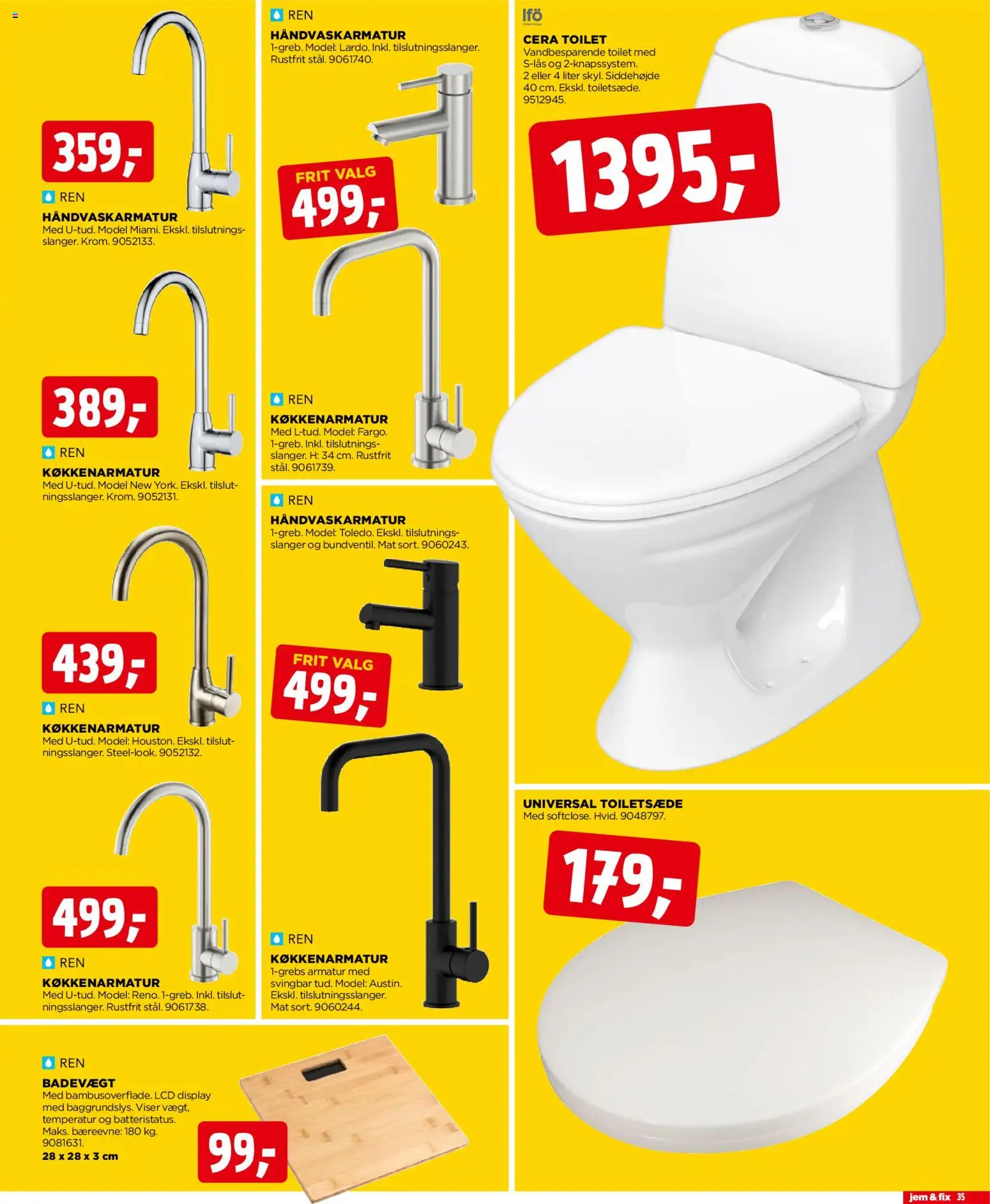 Jem & fix tilbudsavis – gyldig fra 10.05.2026 | Side: 35 | Produkter: Toilet