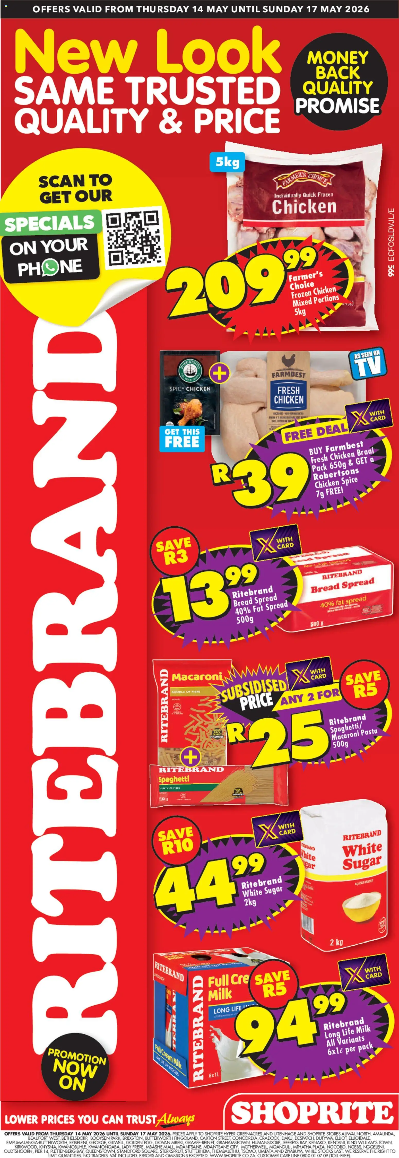 New Shoprite catalogue – valid from 14.05.2026 | Page: 1
