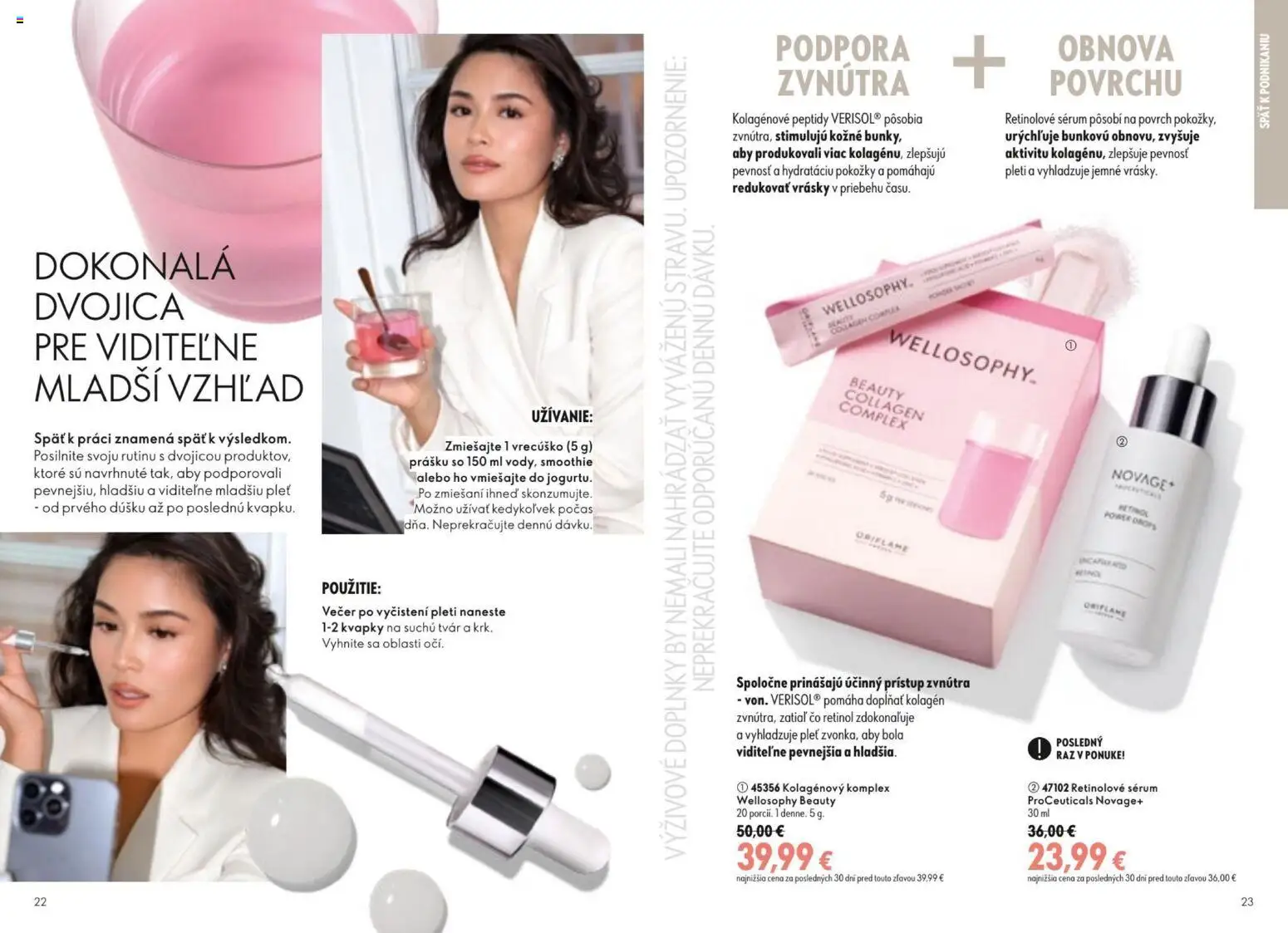 Nové Oriflame akcie – leták je platný od 19.08.2026 | Strana: 12 | Produkty: Kolagén