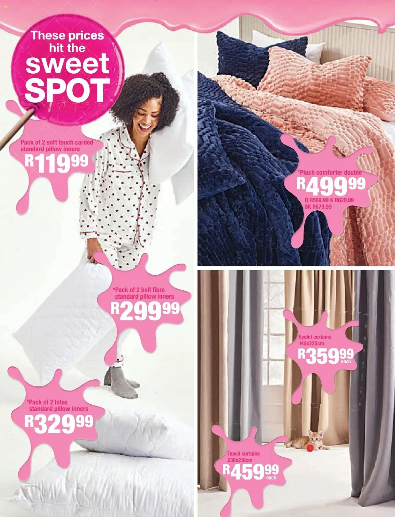 New MRP Home catalogue – valid from 25/06/2026 | Page: 8 | Products: Pillow inners, Pillow