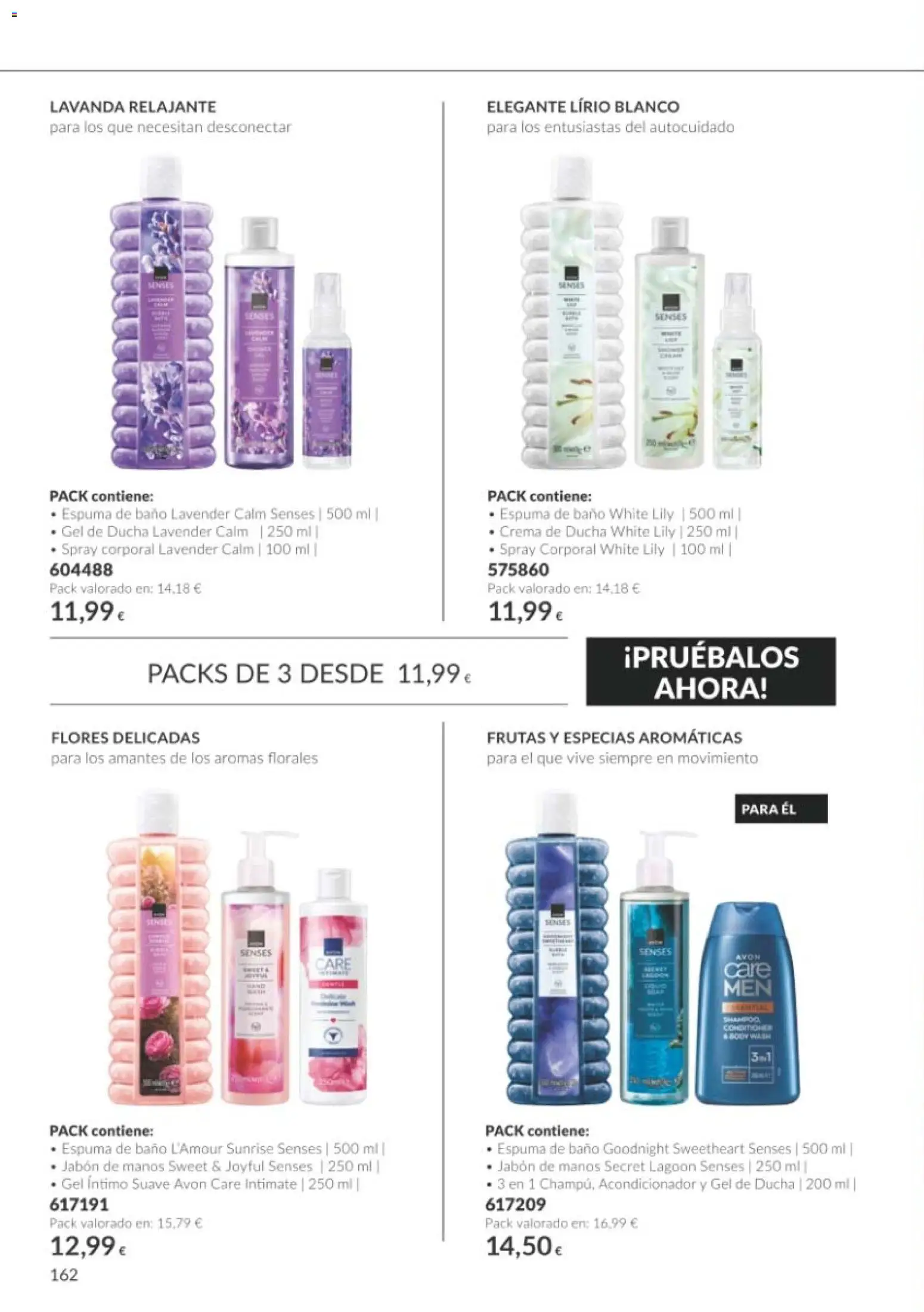 Catálogo AVON Black Friday │ válido desde el 01/11/2026 | Página: 162 | Productos: Gel íntimo, Flores, Crema, Especias
