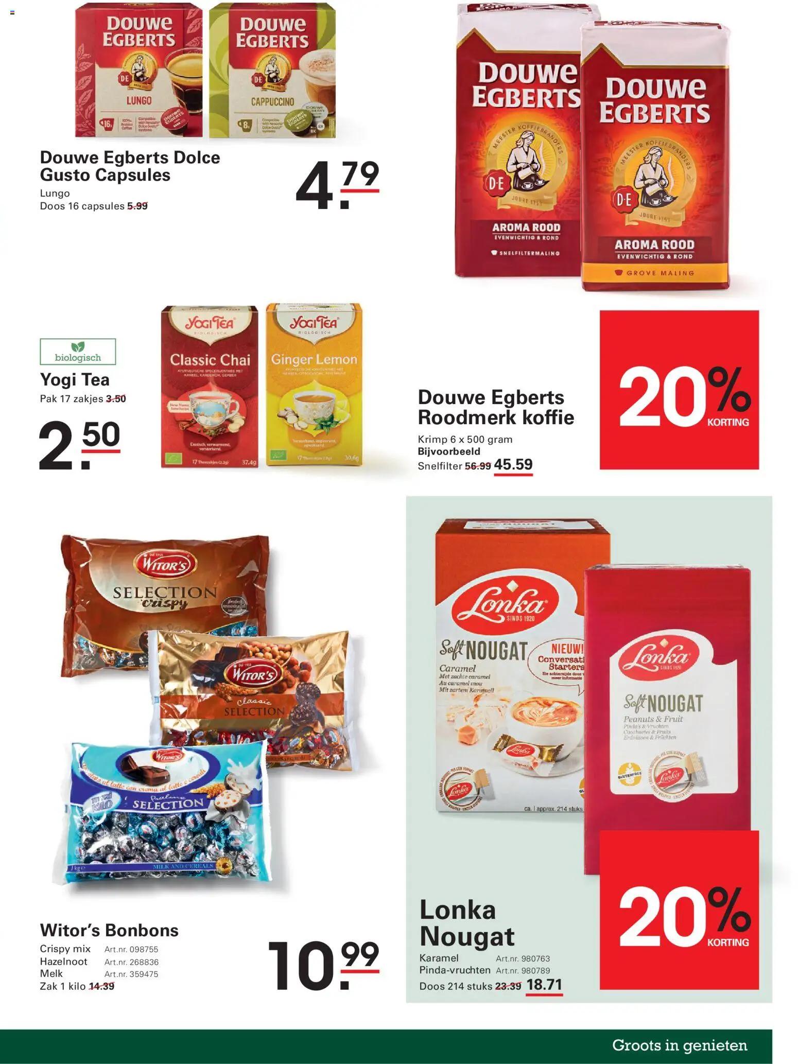 {H1} | Pagina: 75 | Producten: Koffie, Zak, Fruit, Cappuccino