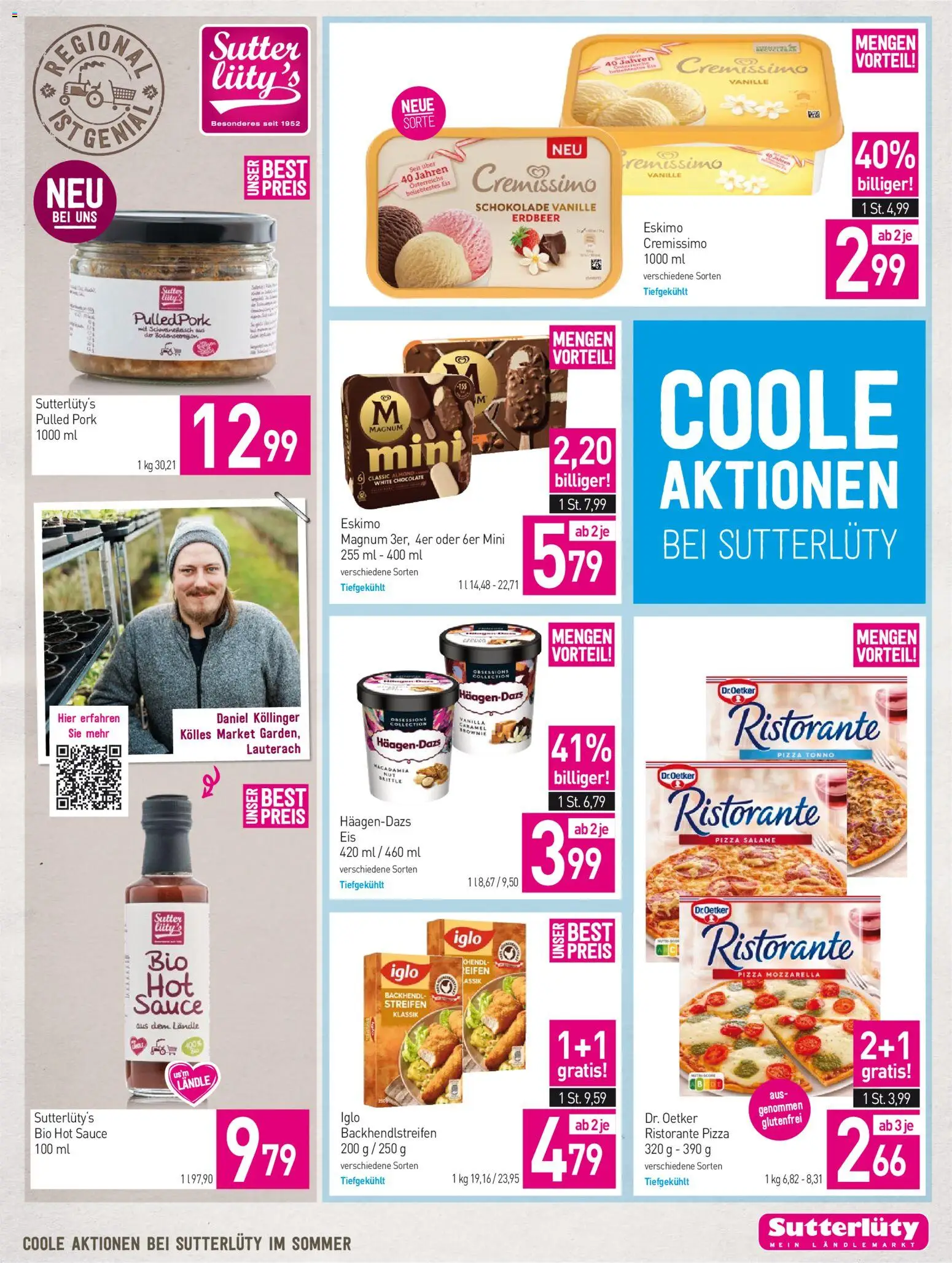 Sutterlüty Flugblatt gültig ab 30.07.2026 | Seite: 17 | Produkte: Vanille, Schokolade, Pizza, Schweinefleisch