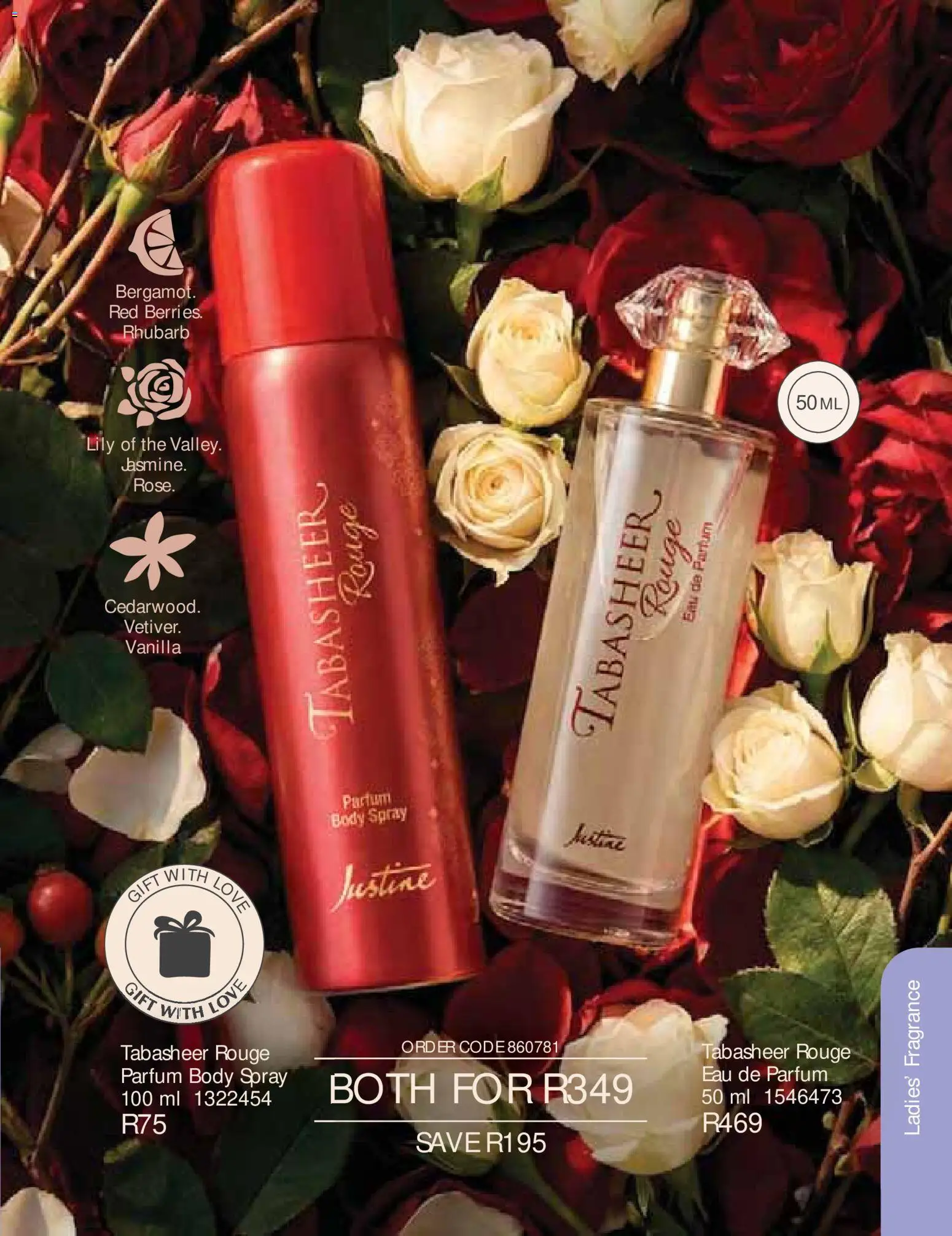 New Justine catalogue – valid from 01/08/2026 | Page: 15 | Products: Body spray, Fragrance