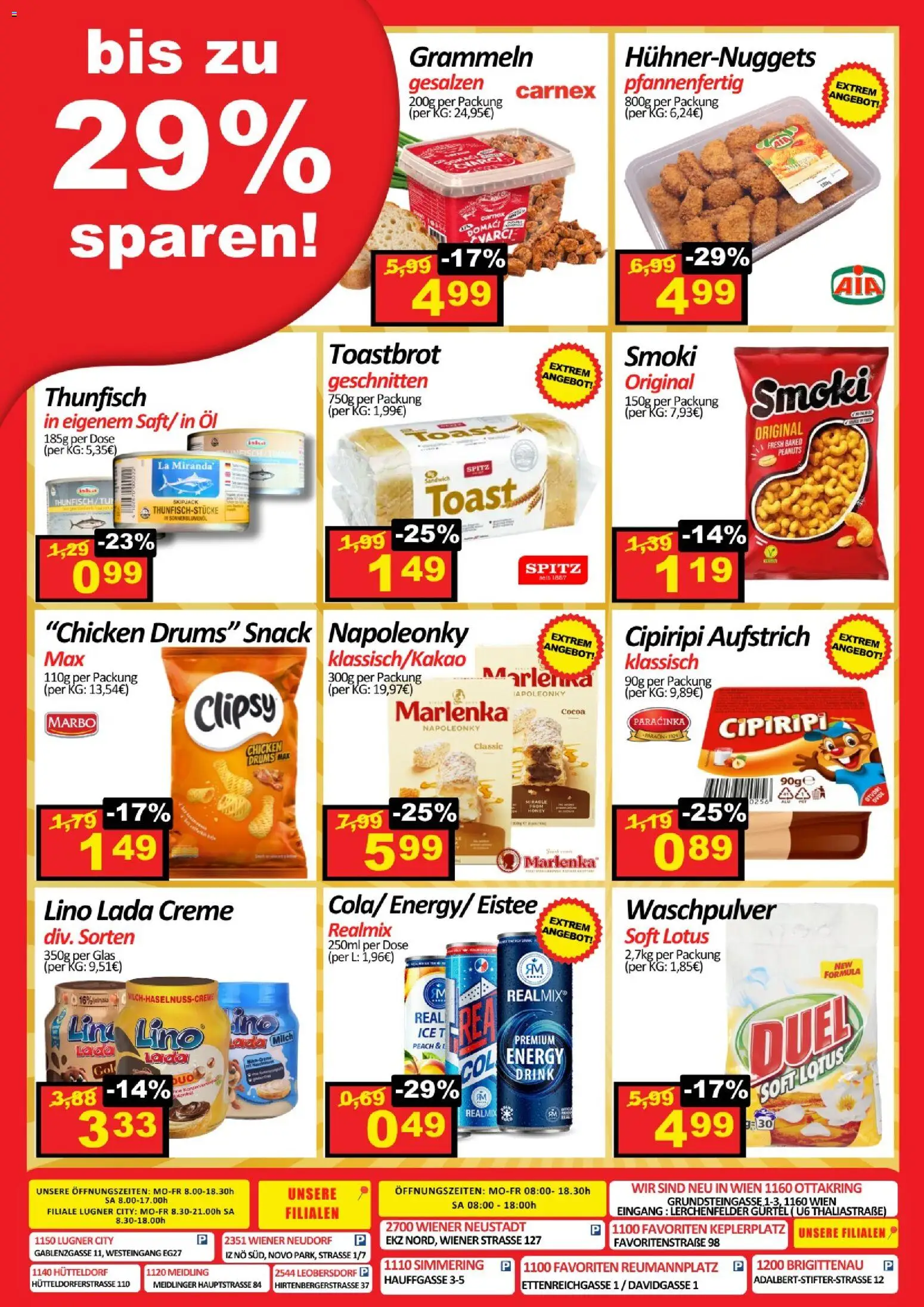 Wurstico Abholmarkt Flugblatt gültig ab 11.06.2026 | Seite: 4 | Produkte: Milch, Creme, Öl, Waschpulver