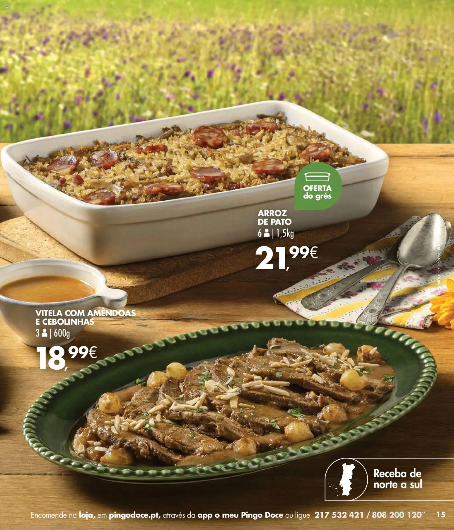 Pingo Doce Encomendas de Páscoa │ válido de 03.03.2026 | Página: 15 | Produtos: Amêndoas, Vitela, Arroz
