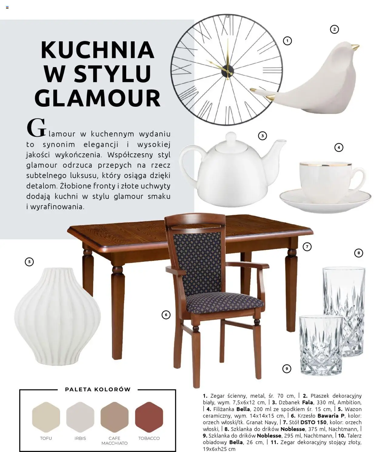 Black Red White Gazetka - Kuchni na wymiar od 30.05.2023 | Strona: 56 | Produkty: Dzbanek, Zegar, Krzesło, Tofu