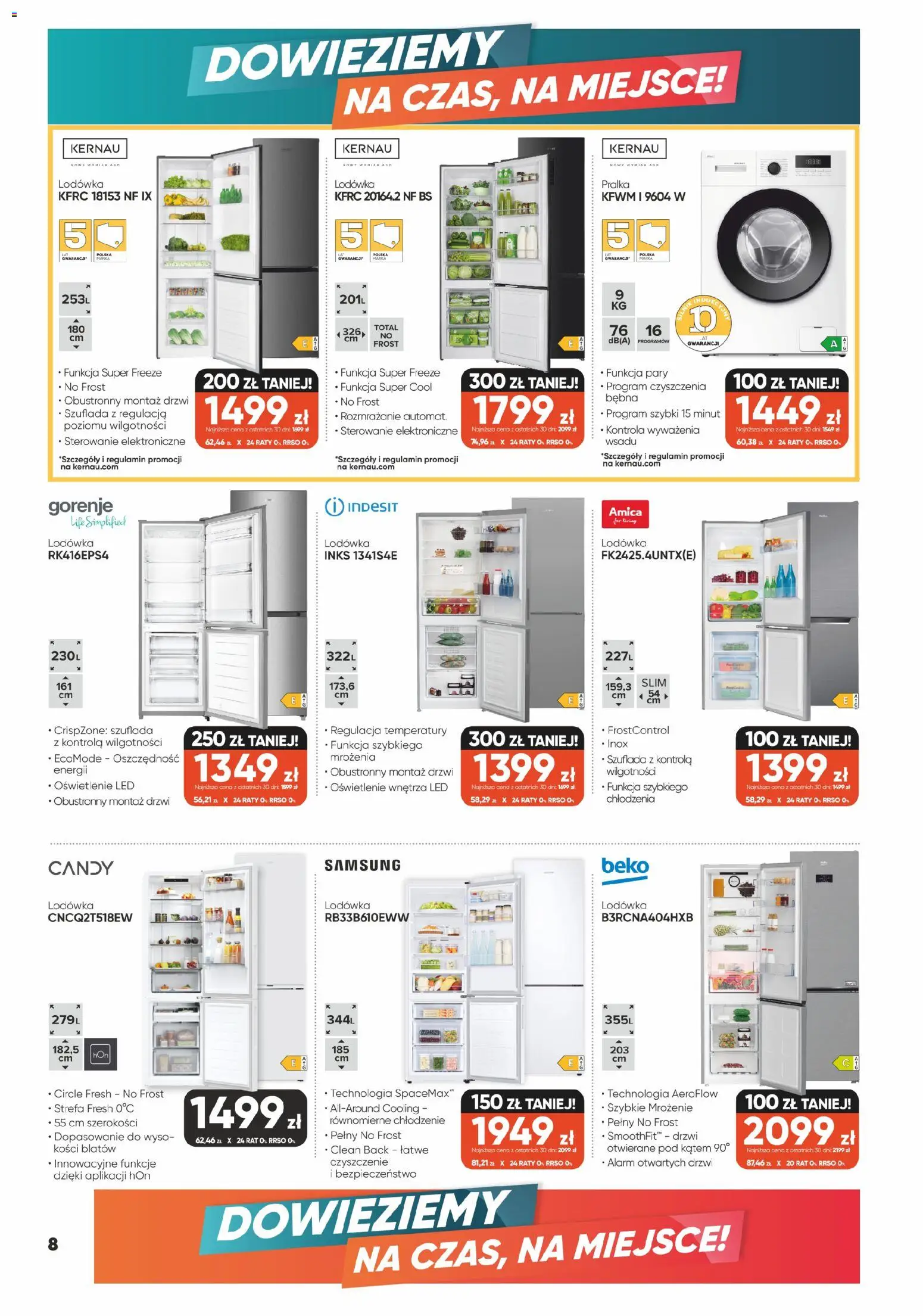 Max elektro gazetka od 28.05.2026 | Strona: 8 | Produkty: Lodówka, Pralka