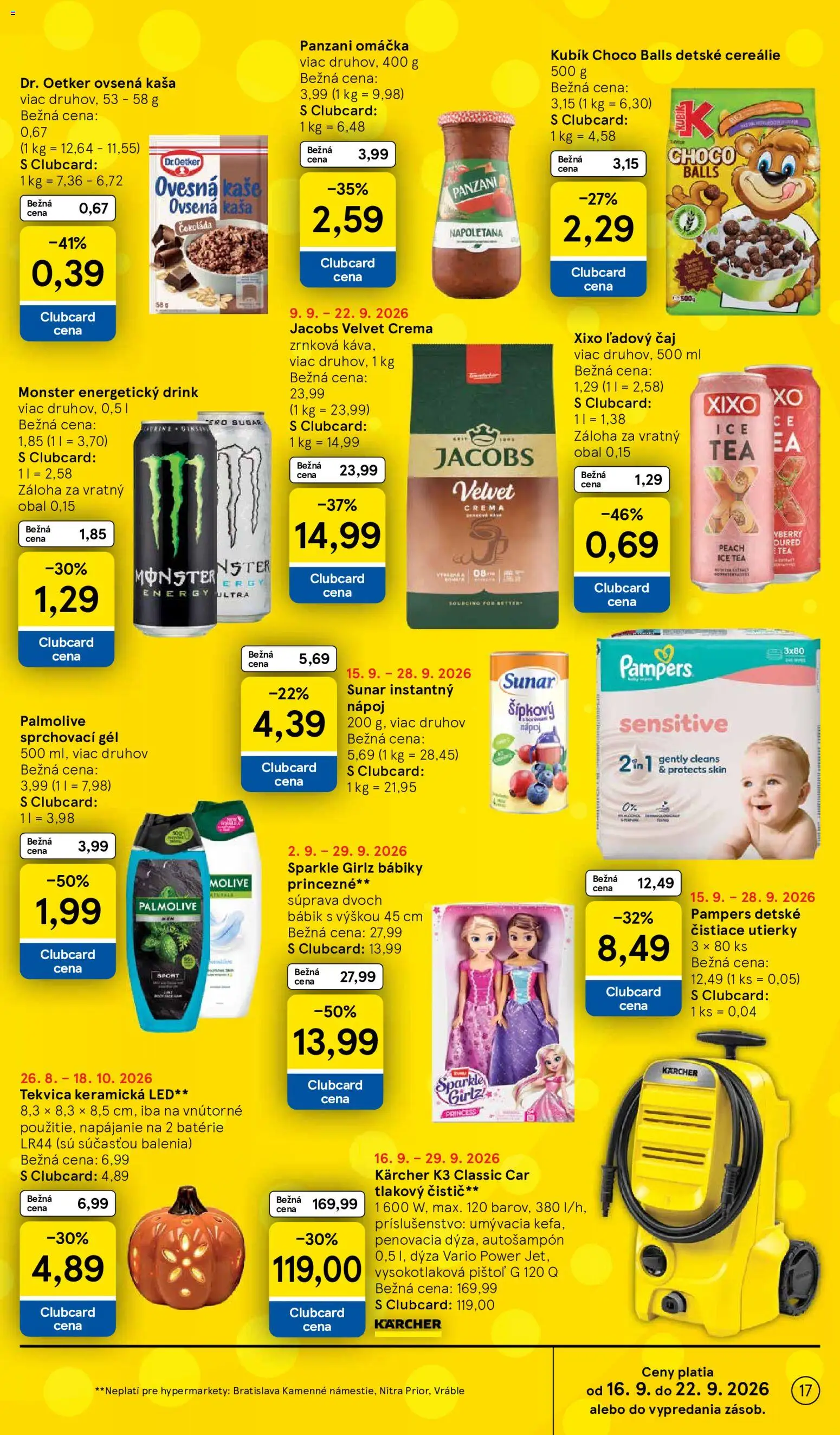 Nové Tesco akcie – leták je platný od 16.09.2026 | Strana: 17
