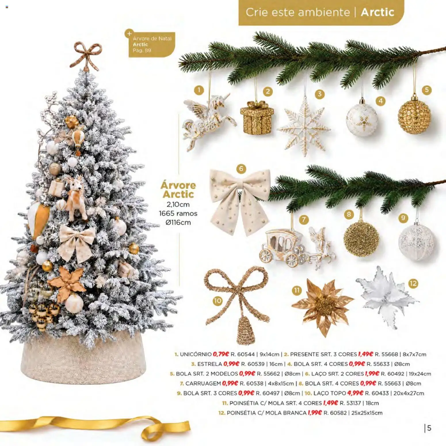 Espaço Casa Catálogo de Natal 2026 │ válido de 06/10/2026 | Página: 5 | Produtos: Árvore de natal