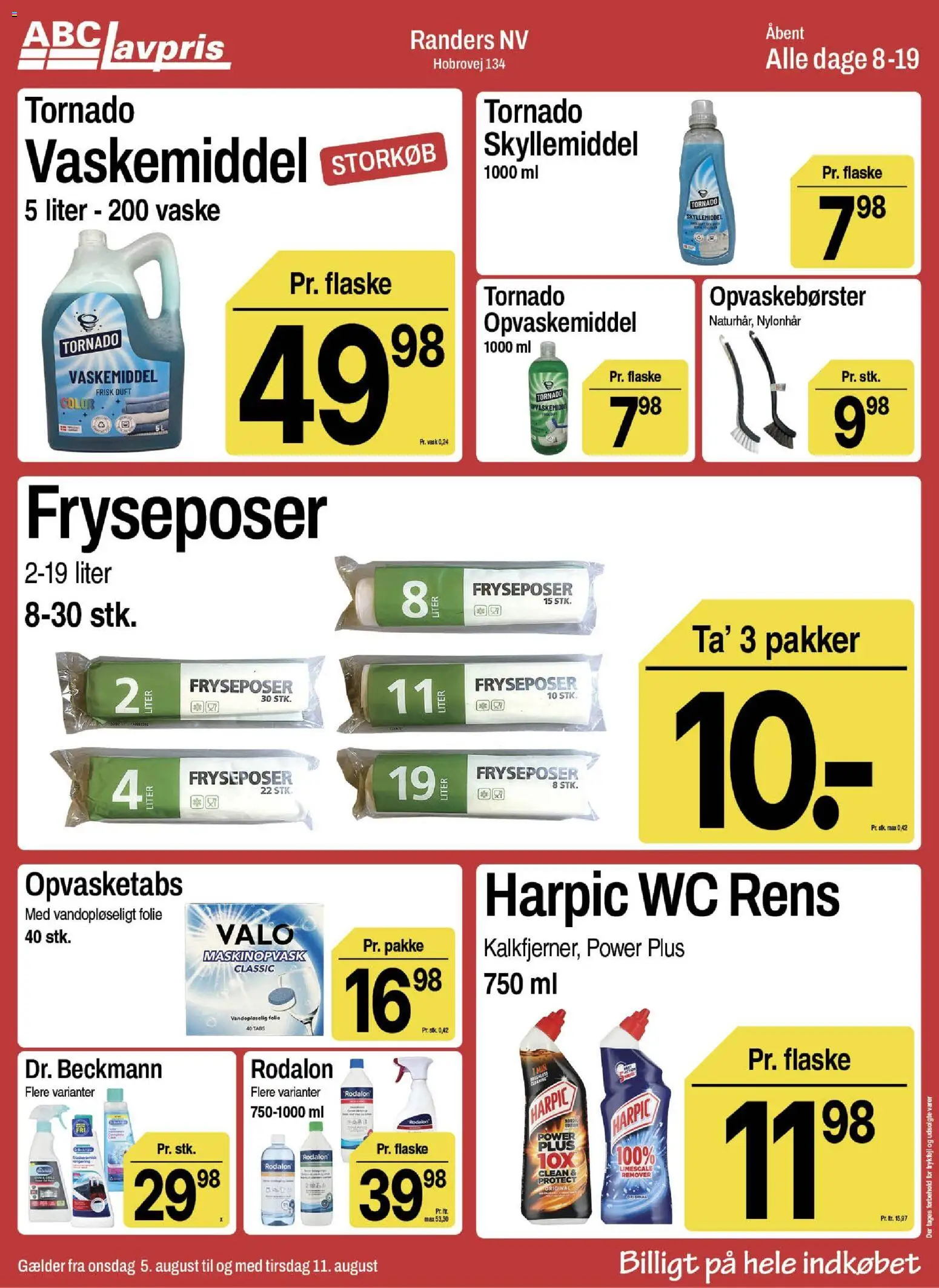 Abc Lavpris tilbudsavis – gyldig fra 05/08/2026 | Side: 11 | Produkter: Duft, Skyllemiddel, Opvaskemiddel