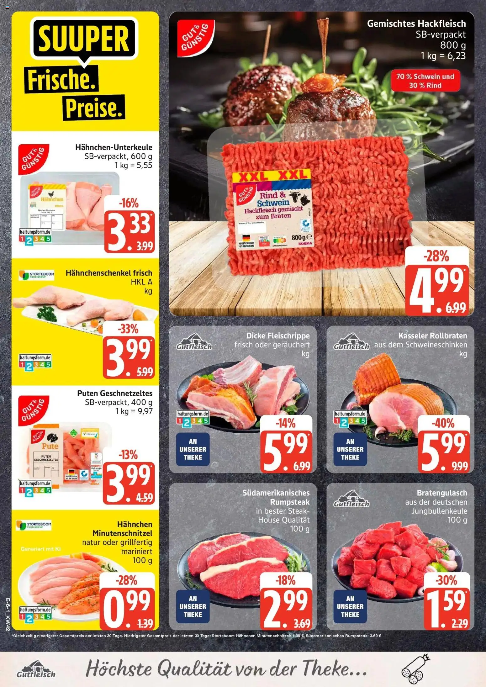 Edeka Prospekt Hamburg (ab 12.10.2026) » Angebote Online | Seite: 10 | Produkte: Rumpsteak, Pute, Steak, Hackfleisch