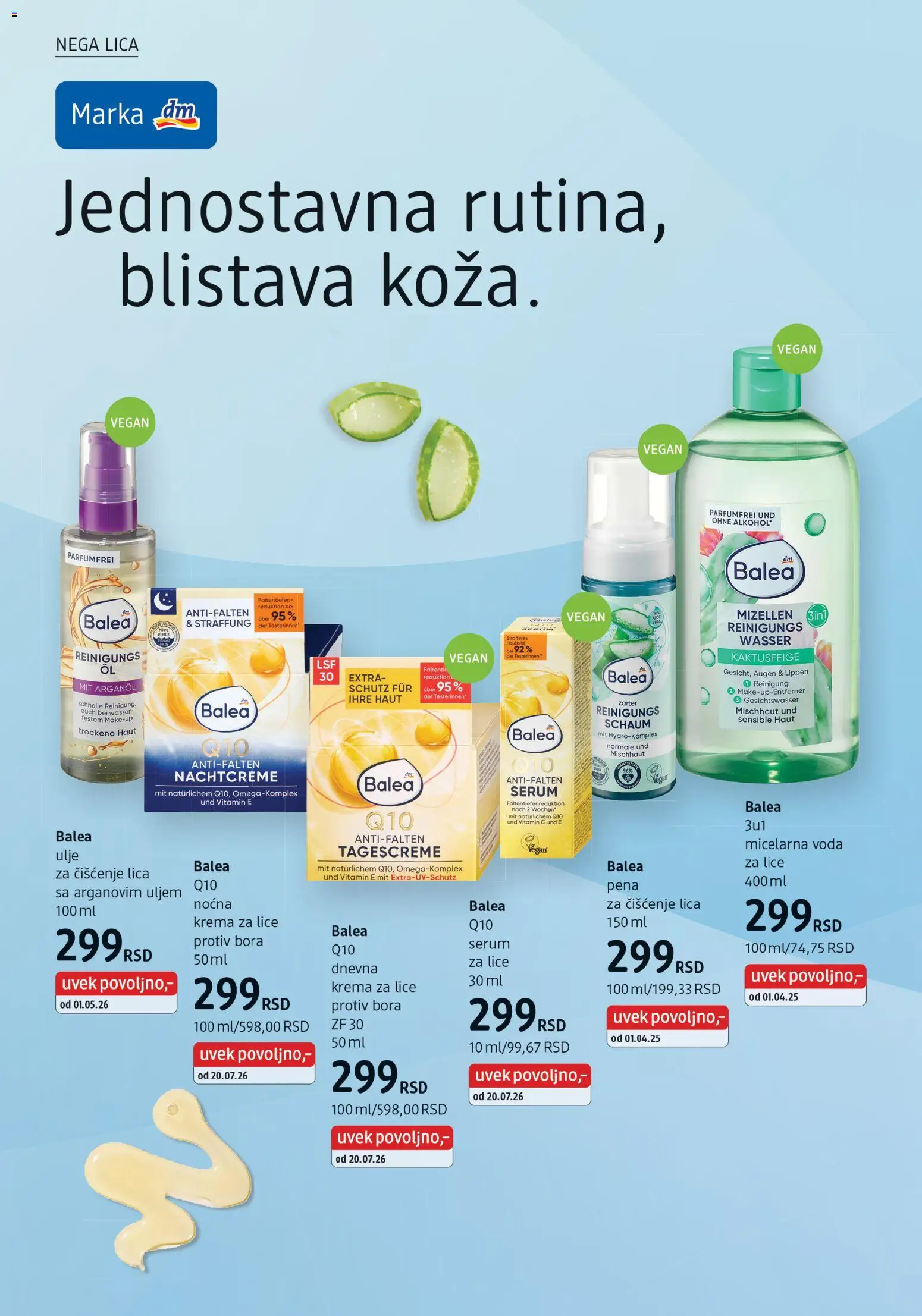 DM Drogerie katalog - važi od 01.09.2026 | Strana: 10 | Proizvode: Pena, Voda, Krema, Micelarna voda