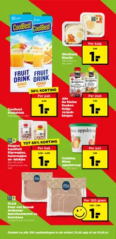 CoolBest Fruitdrink Mango, Fruitdrink Mango with apple - Voorbeeld van een folder van Plus, geldig van 26-08-2026 | Pagina: 8